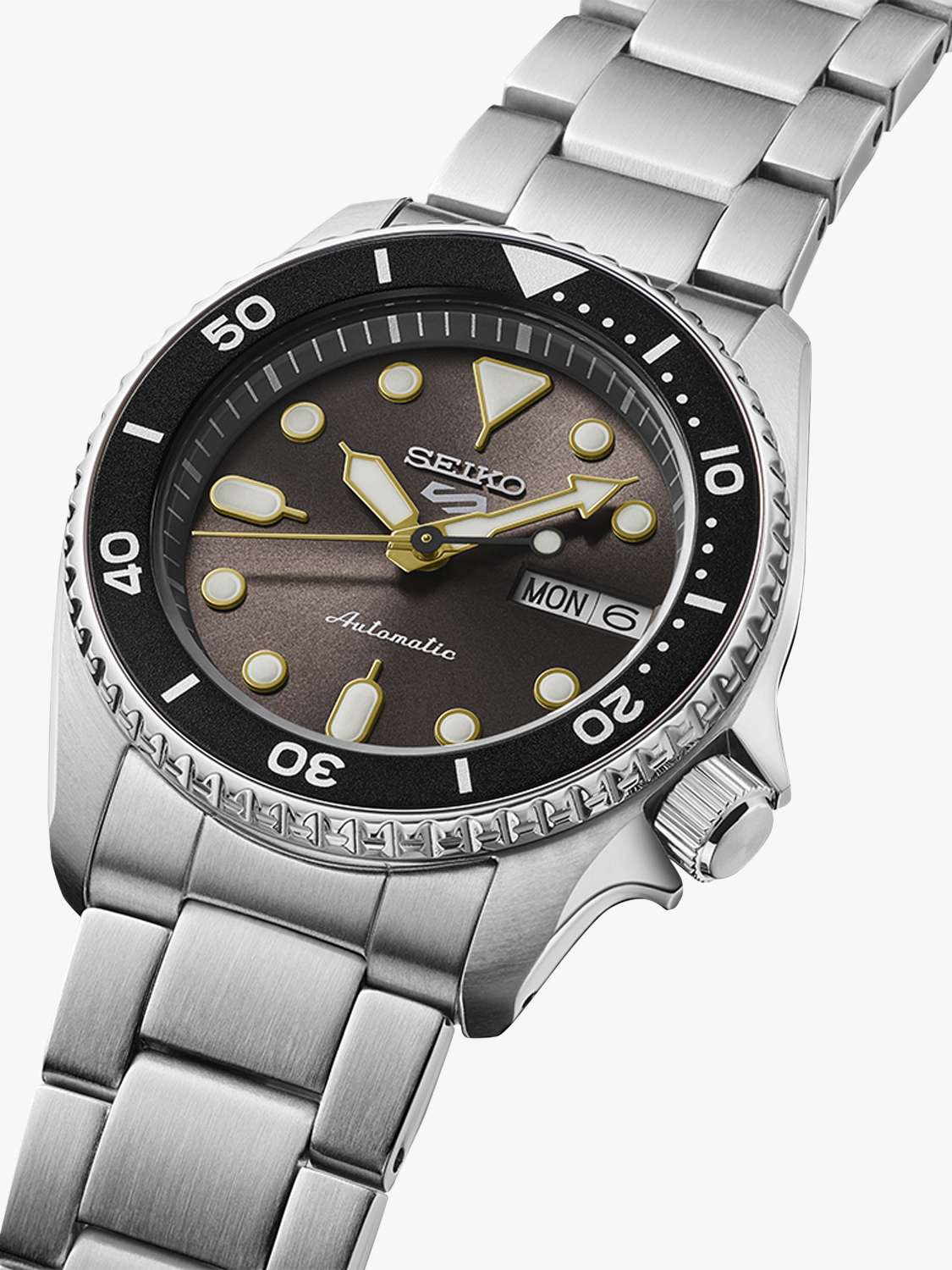 SRPL79K1 Men's 5 Sports Bracelet Strap Watch, Grey
