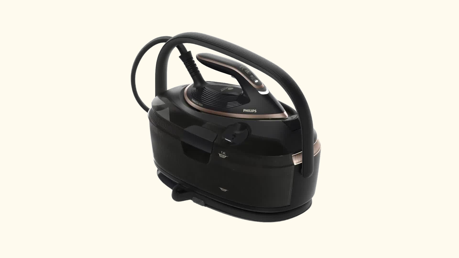 PSG8300/80 Steam Generator Iron, Black