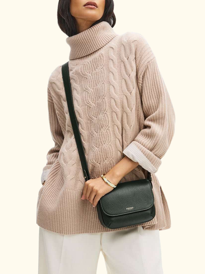 Ella Pebble Leather Crossbody Bag
