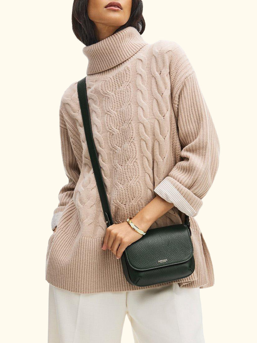 Ella Pebble Leather Crossbody Bag
