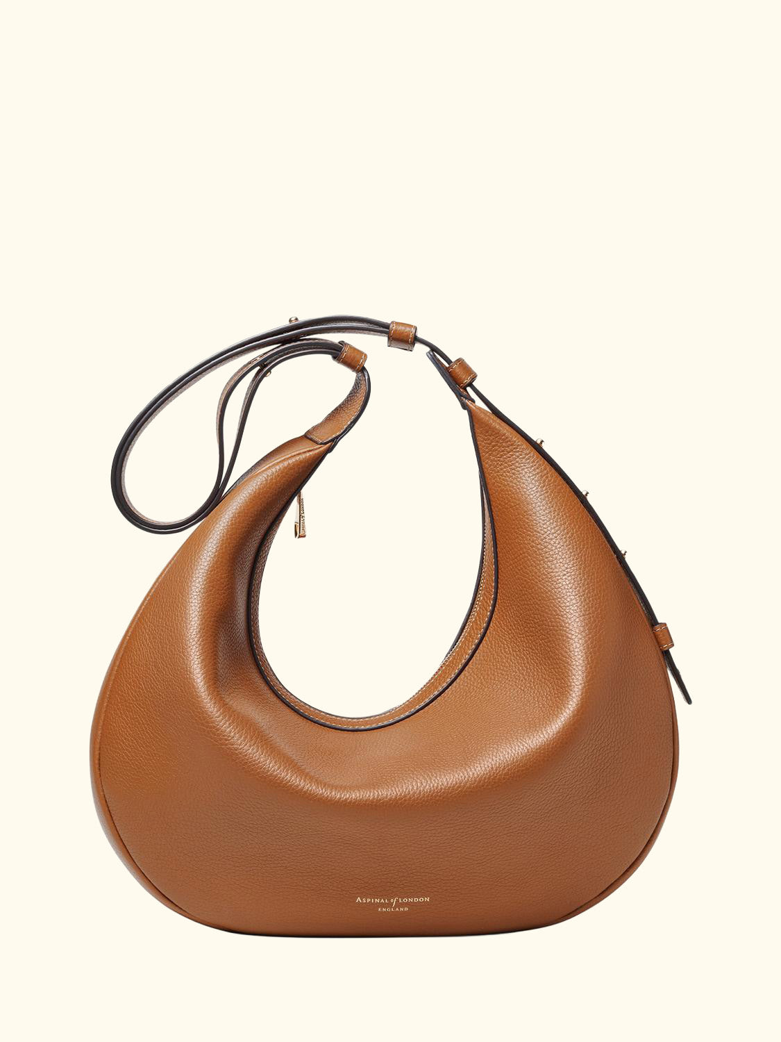 Hudson Leather Slouchy Crescent Bag