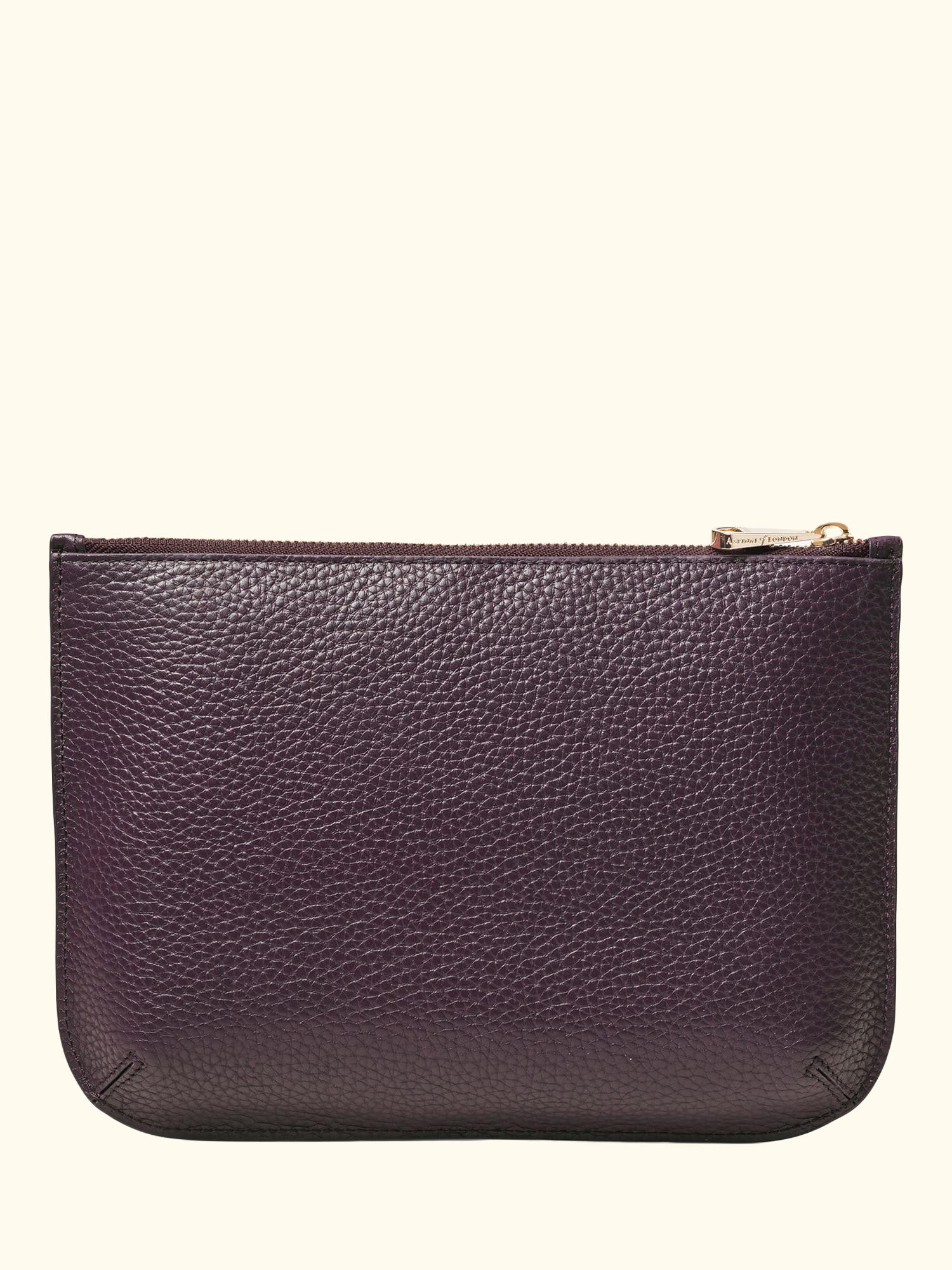 Large Ella Pebble Grain Leather Pouch