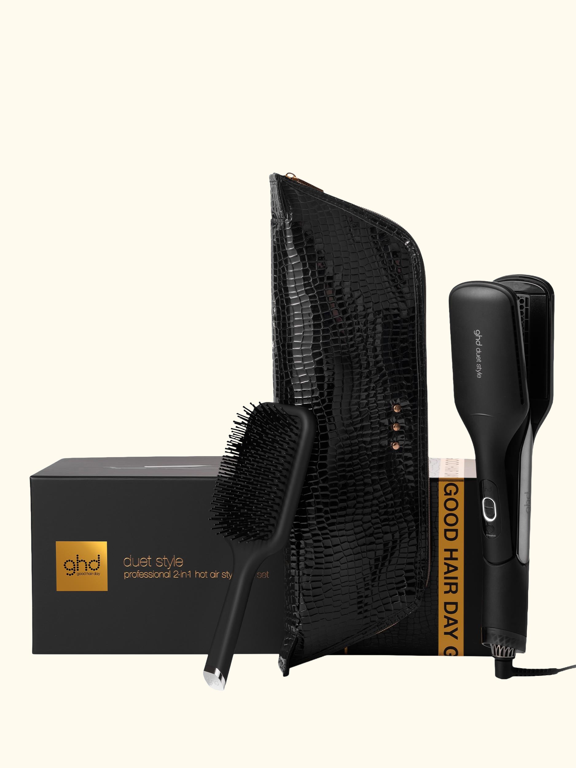 Duet Style Hair Styler Gift Set, Black