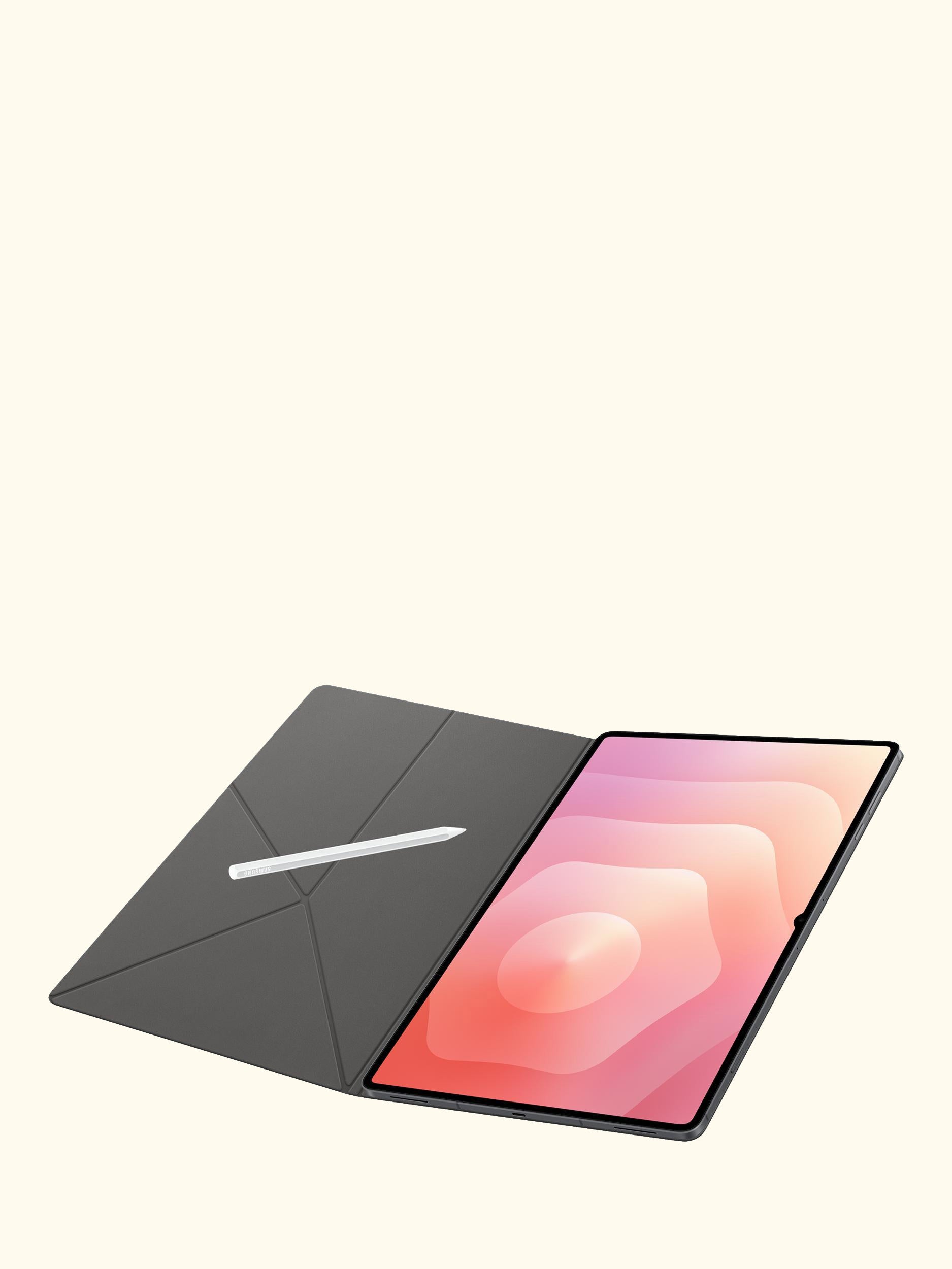 Book Cover for Galaxy Tab S11 Ultra, Black