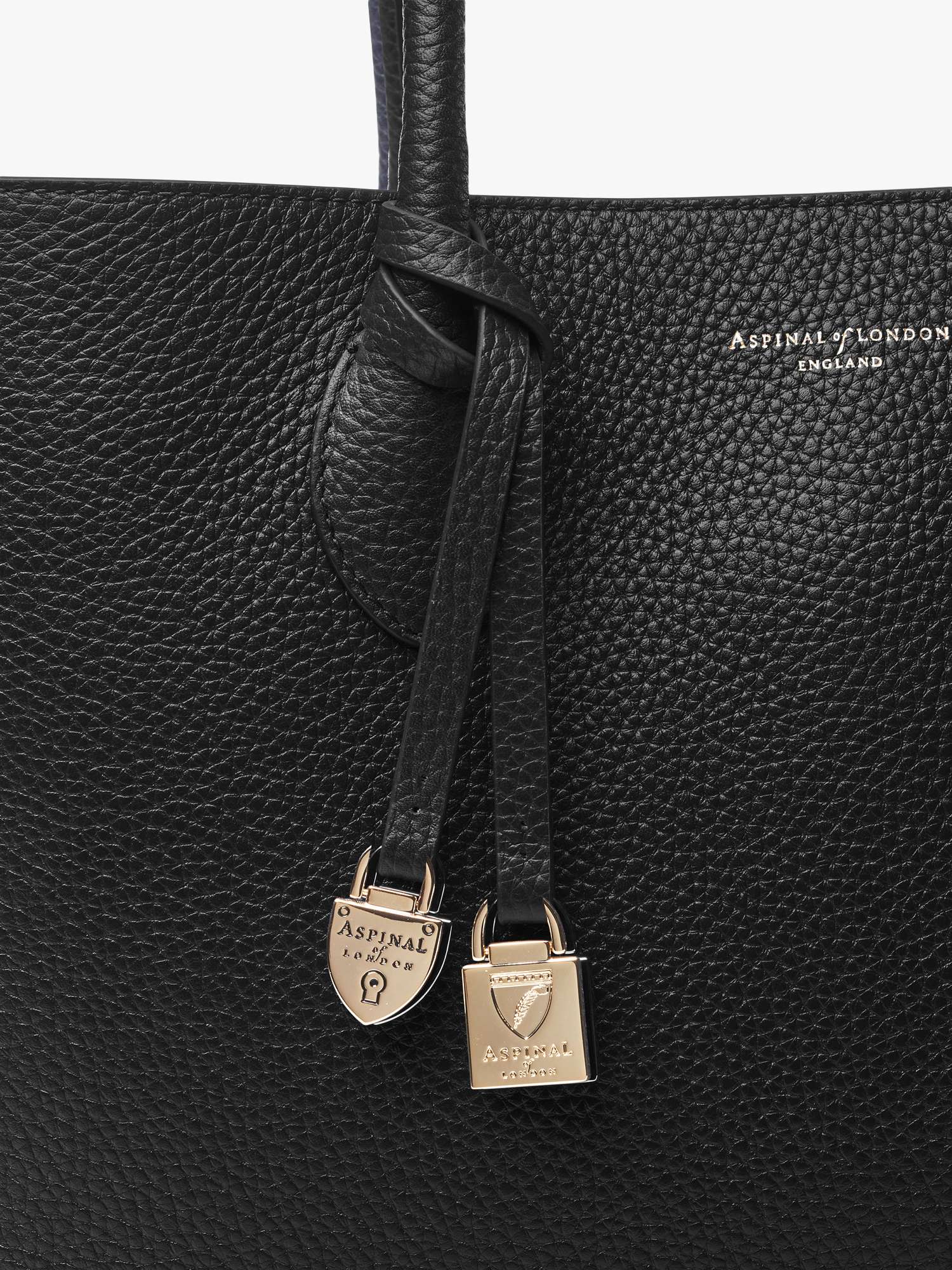 Leather Tote Bag, Black