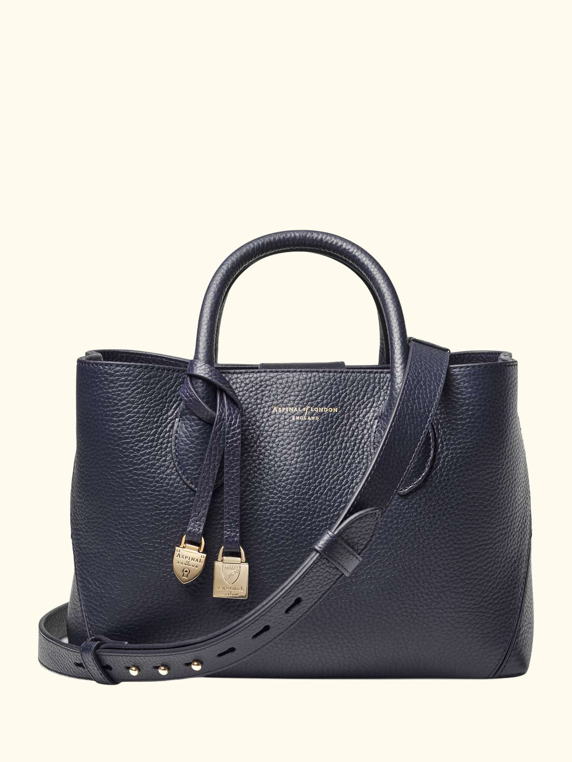 Midi London Leather Tote Bag