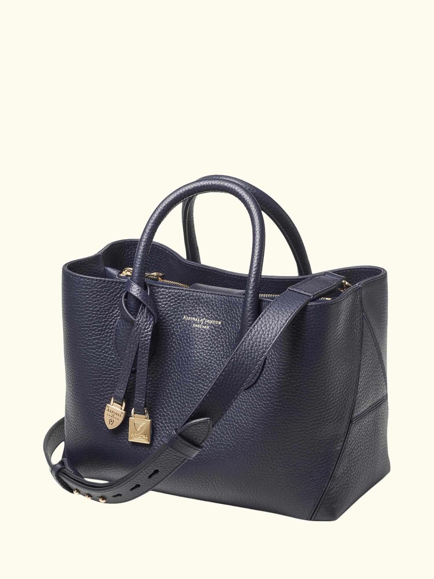 Midi London Leather Tote Bag