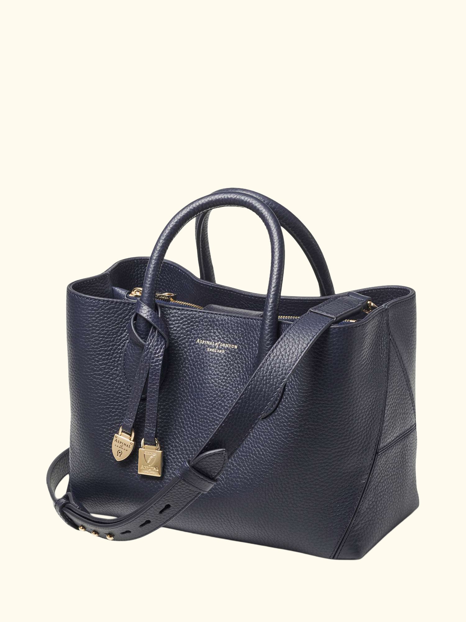 Midi London Leather Tote Bag