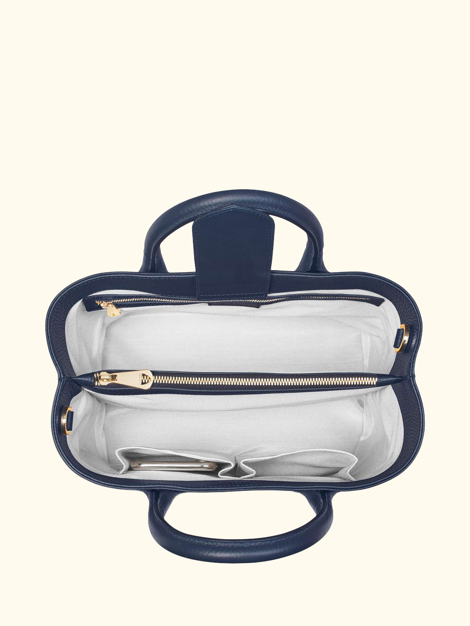 Midi London Leather Tote Bag