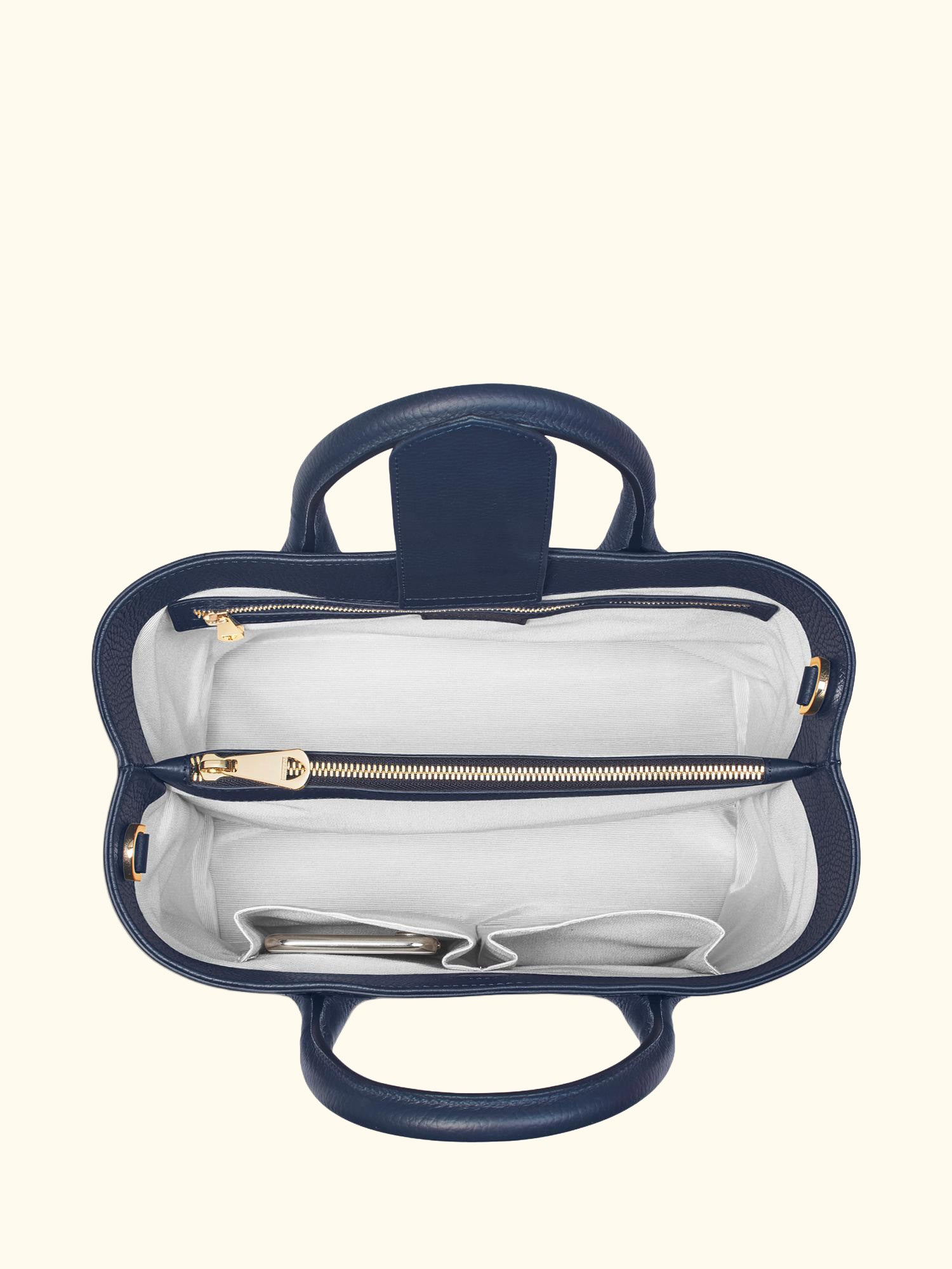 Midi London Leather Tote Bag
