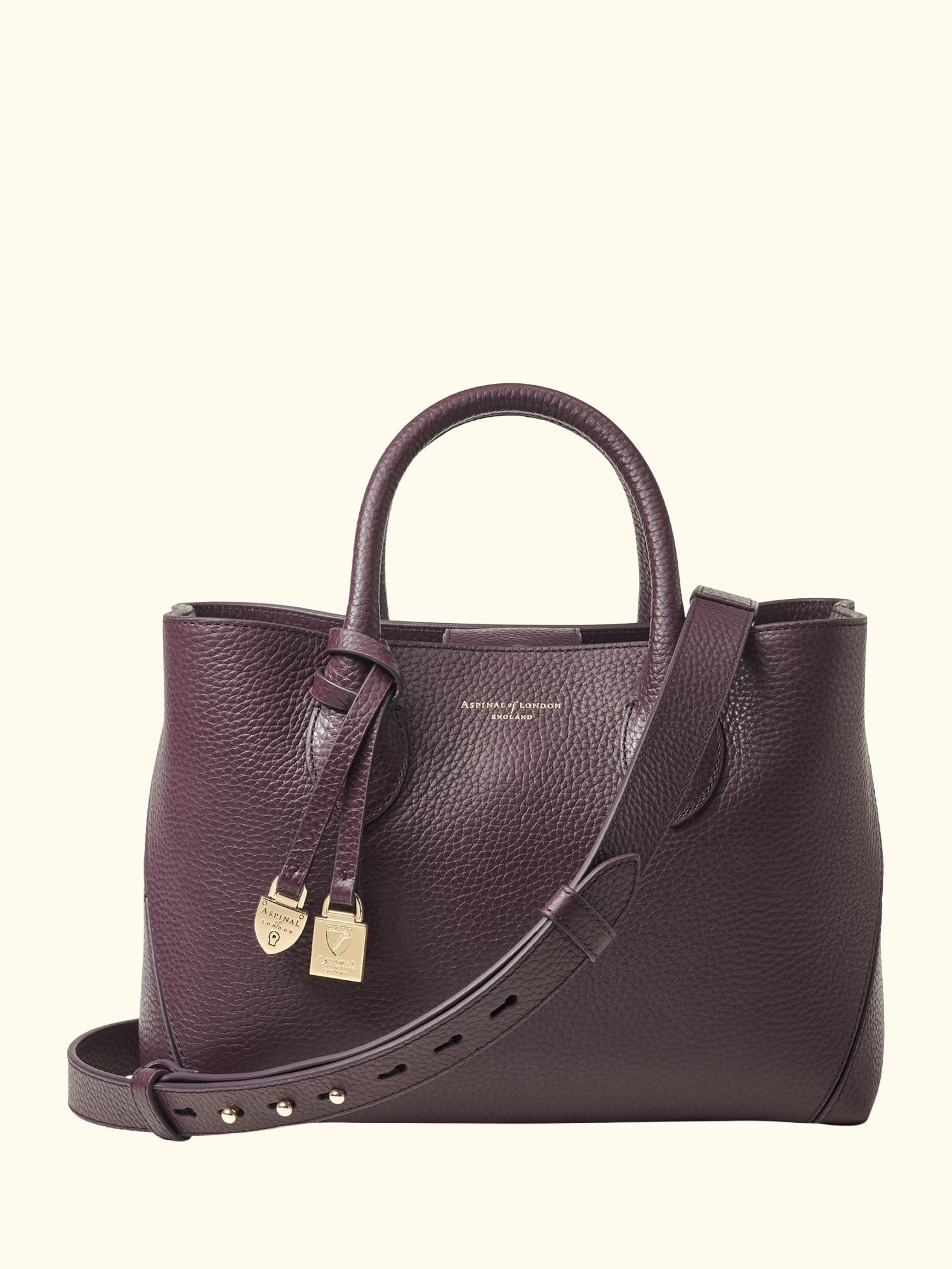 Midi London Leather Tote Bag