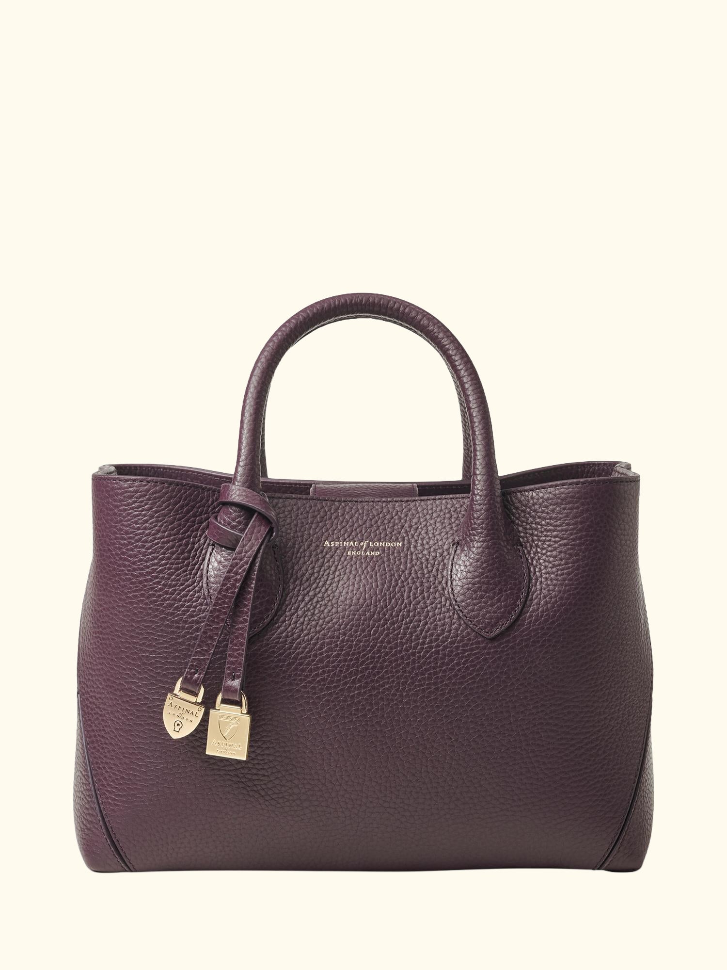 Midi London Leather Tote Bag