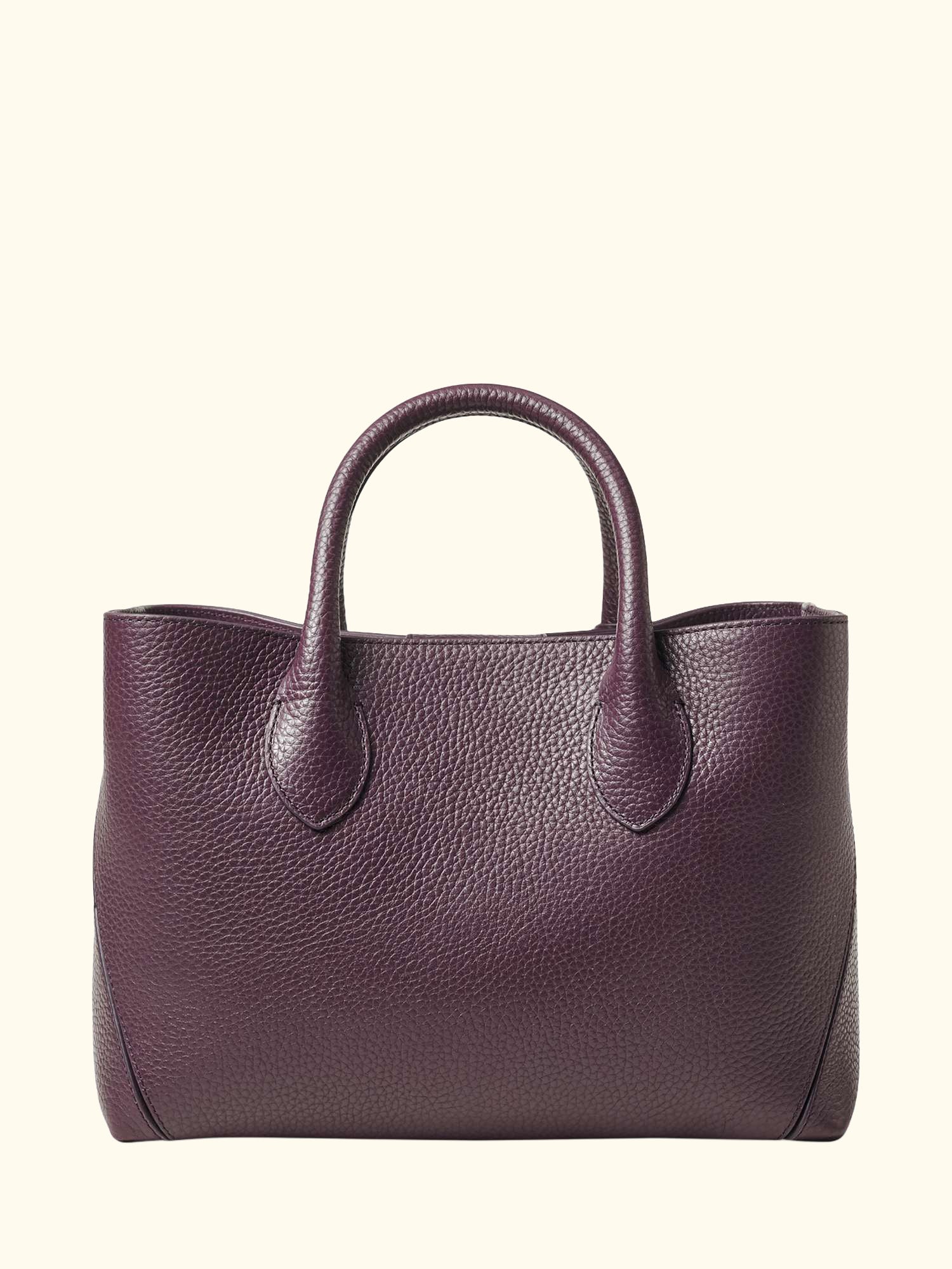Midi London Leather Tote Bag