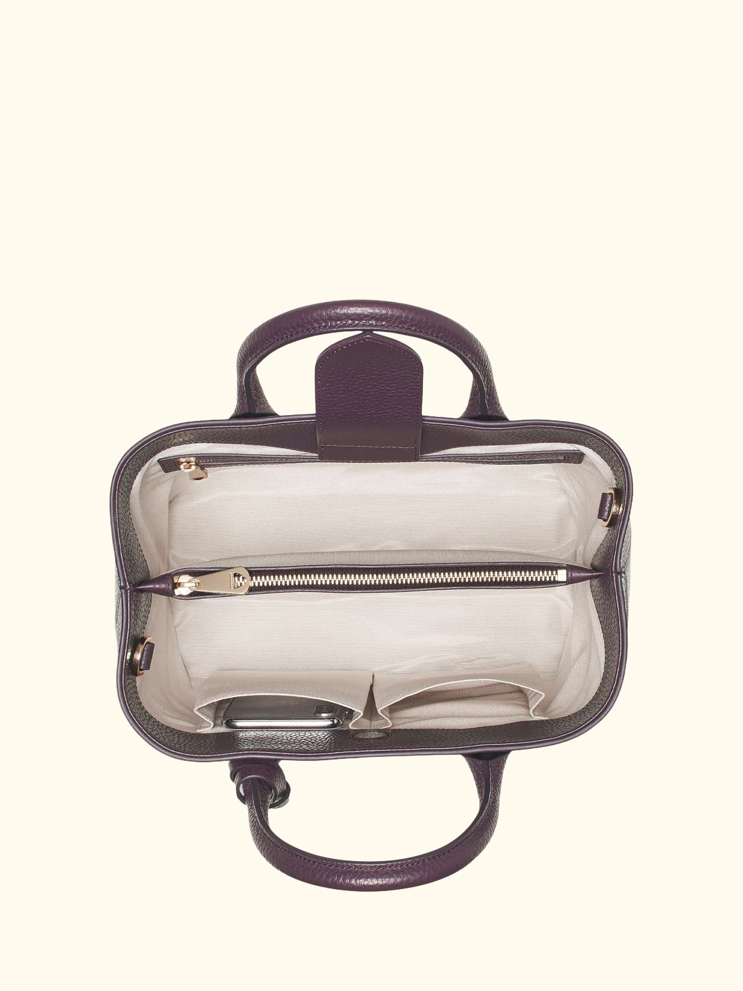 Midi London Leather Tote Bag