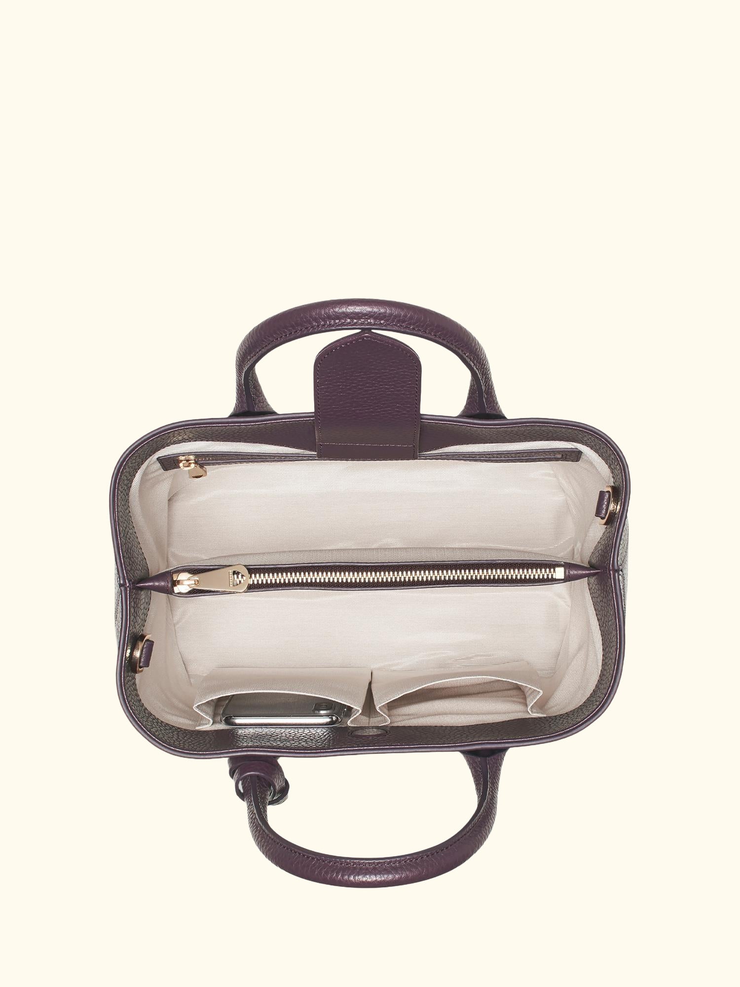 Midi London Leather Tote Bag