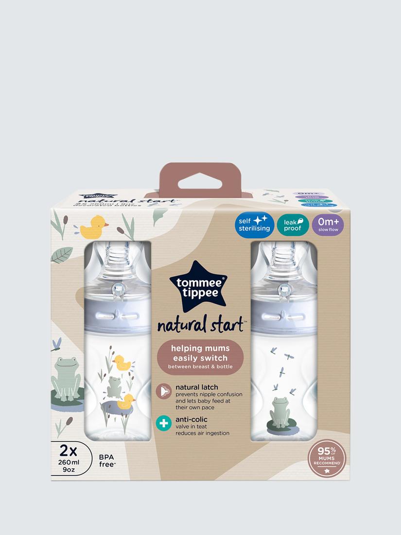 Natural Start Anti-Colic Baby Bottle, Pack of 2, 260ml, Blue