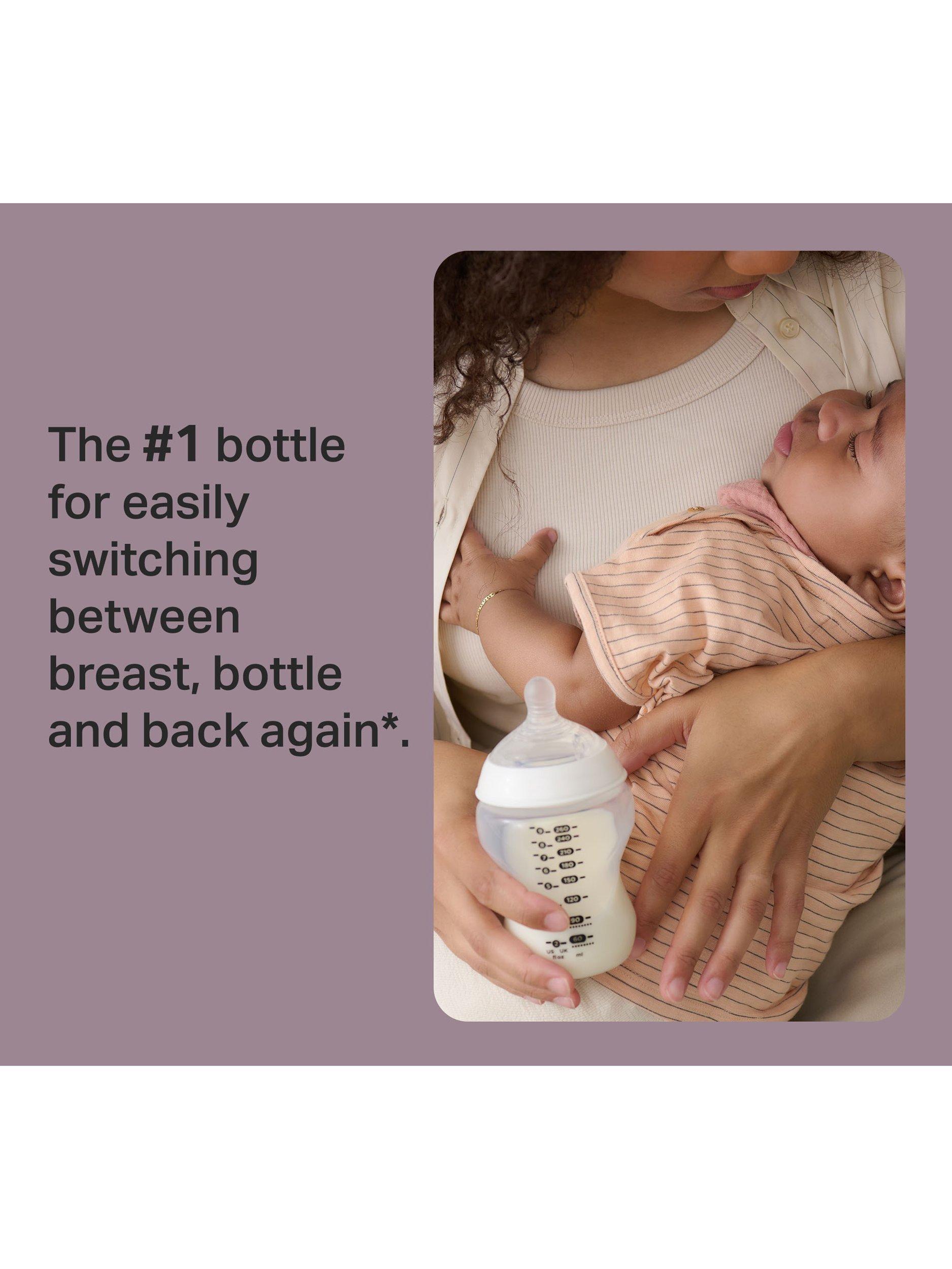 Natural Start Anti-Colic Baby Bottle, Pack of 2, 260ml, Pink