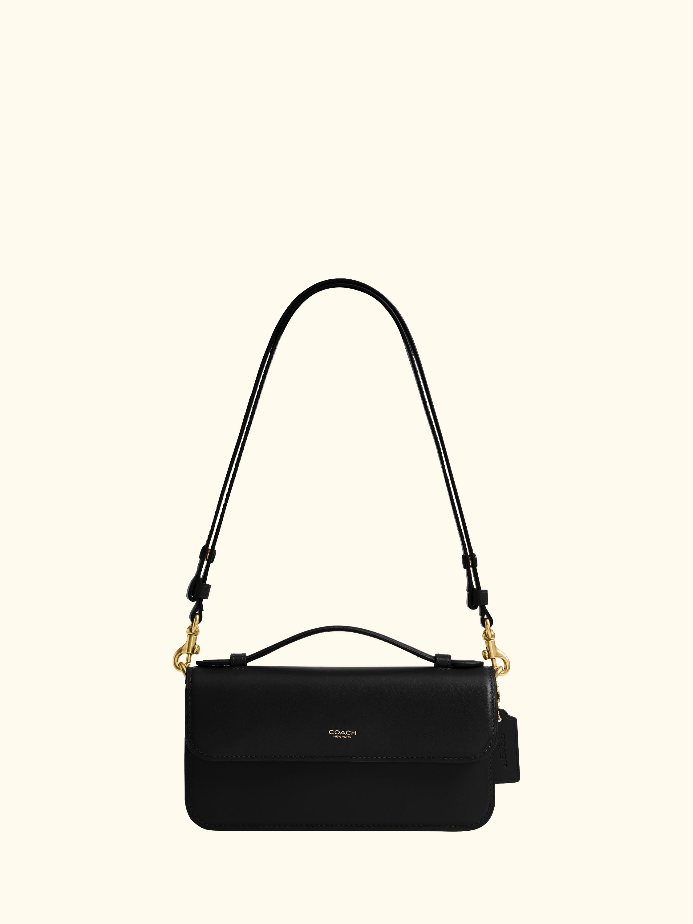 Elora Leather Crossbody Clutch Bag