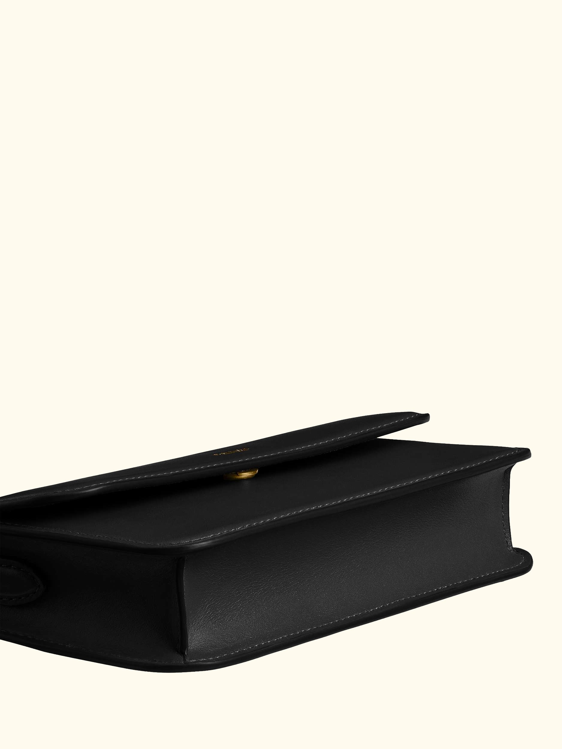 Elora Leather Crossbody Clutch Bag