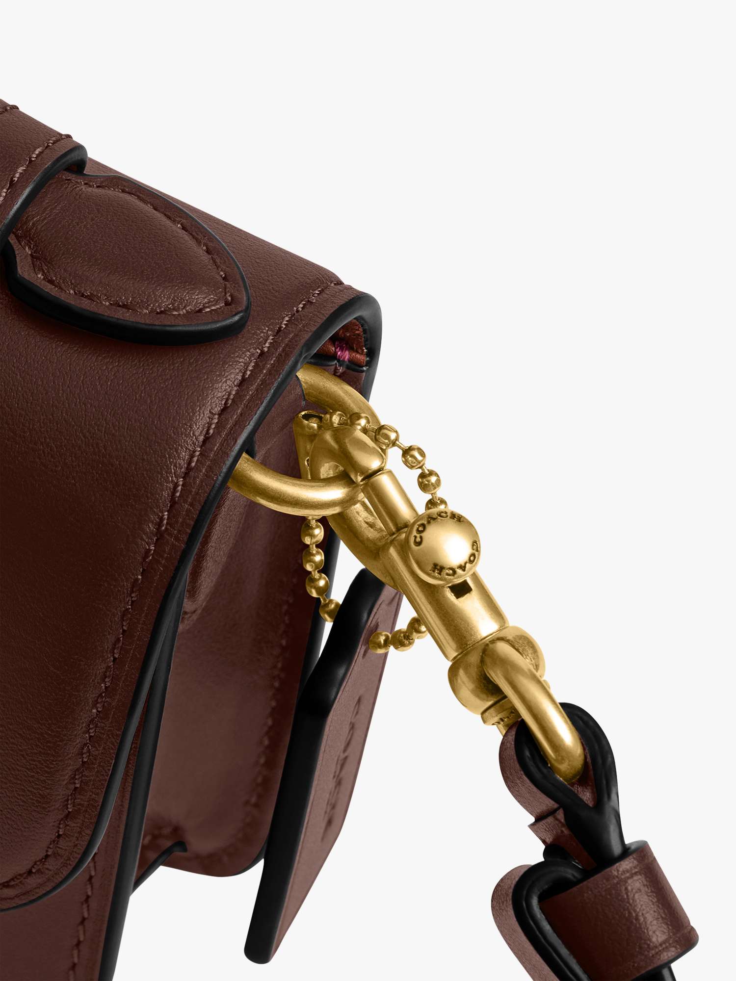 Elora Leather Crossbody Clutch Bag