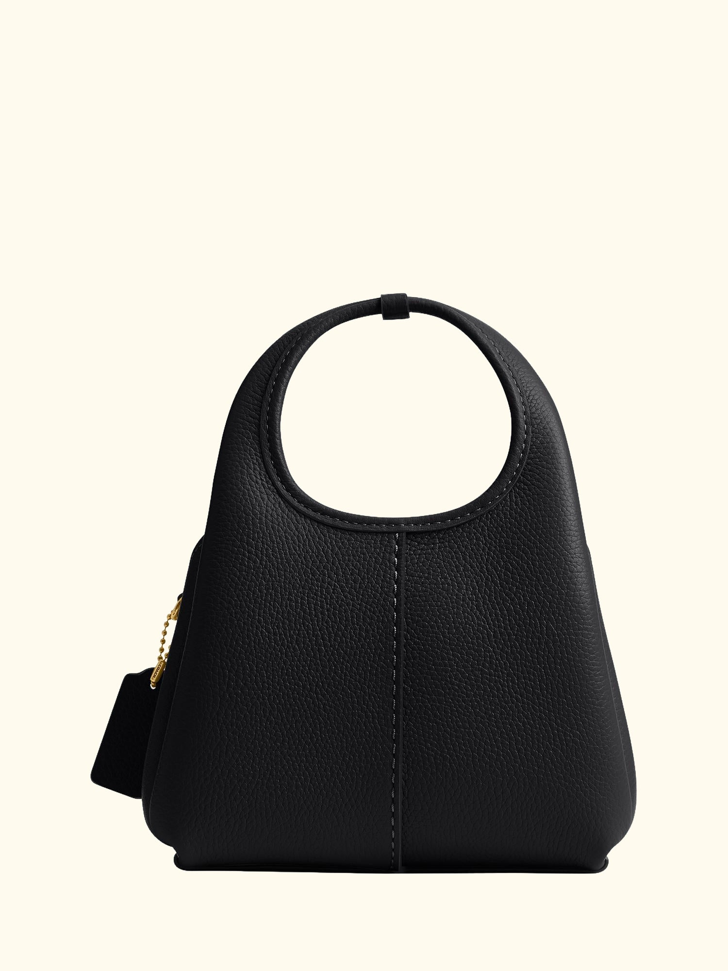 Lana 19 Leather Shoulder Bag, Black