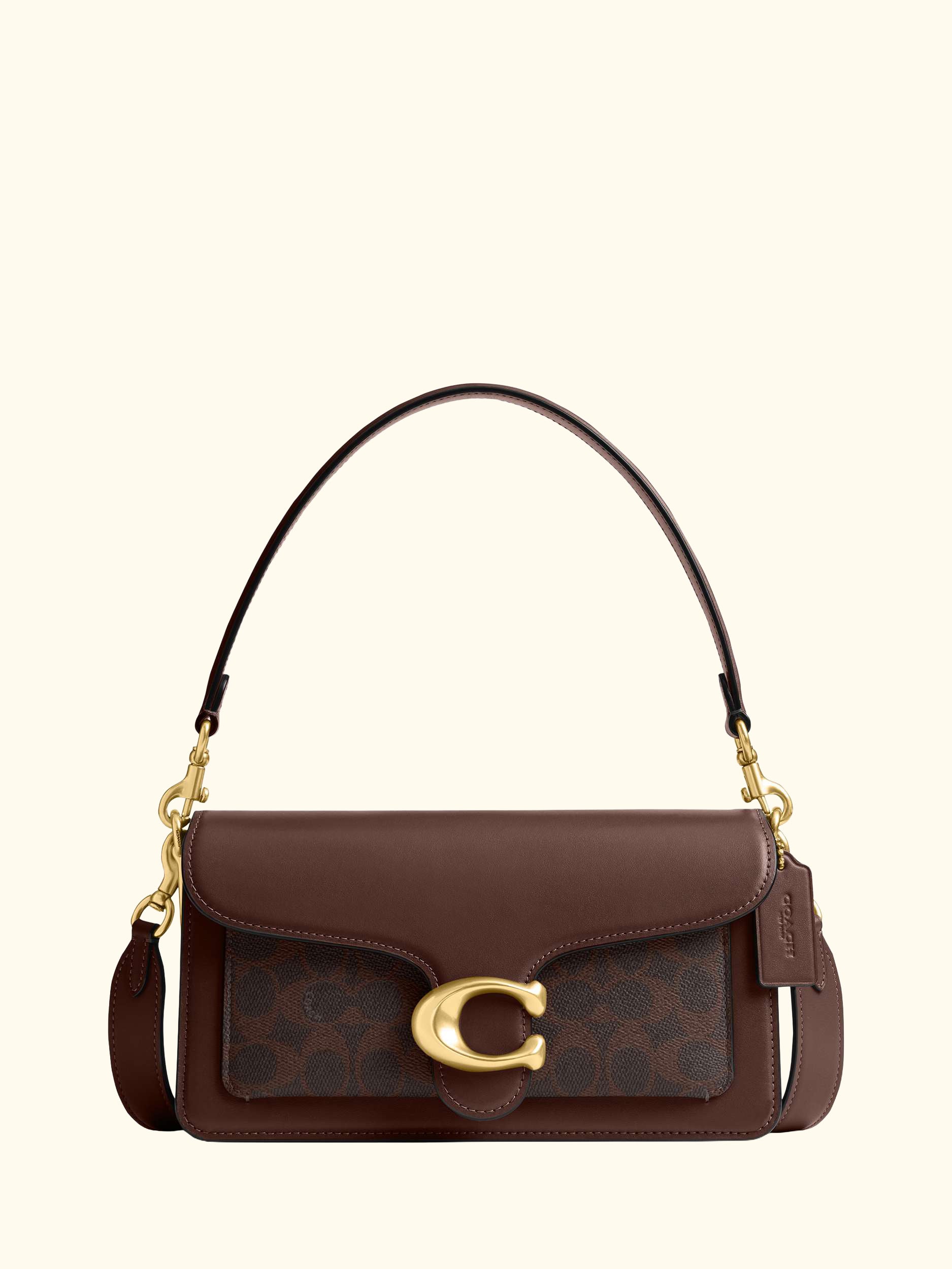 Tabby 26 Leather Shoulder Bag, Signature Maple
