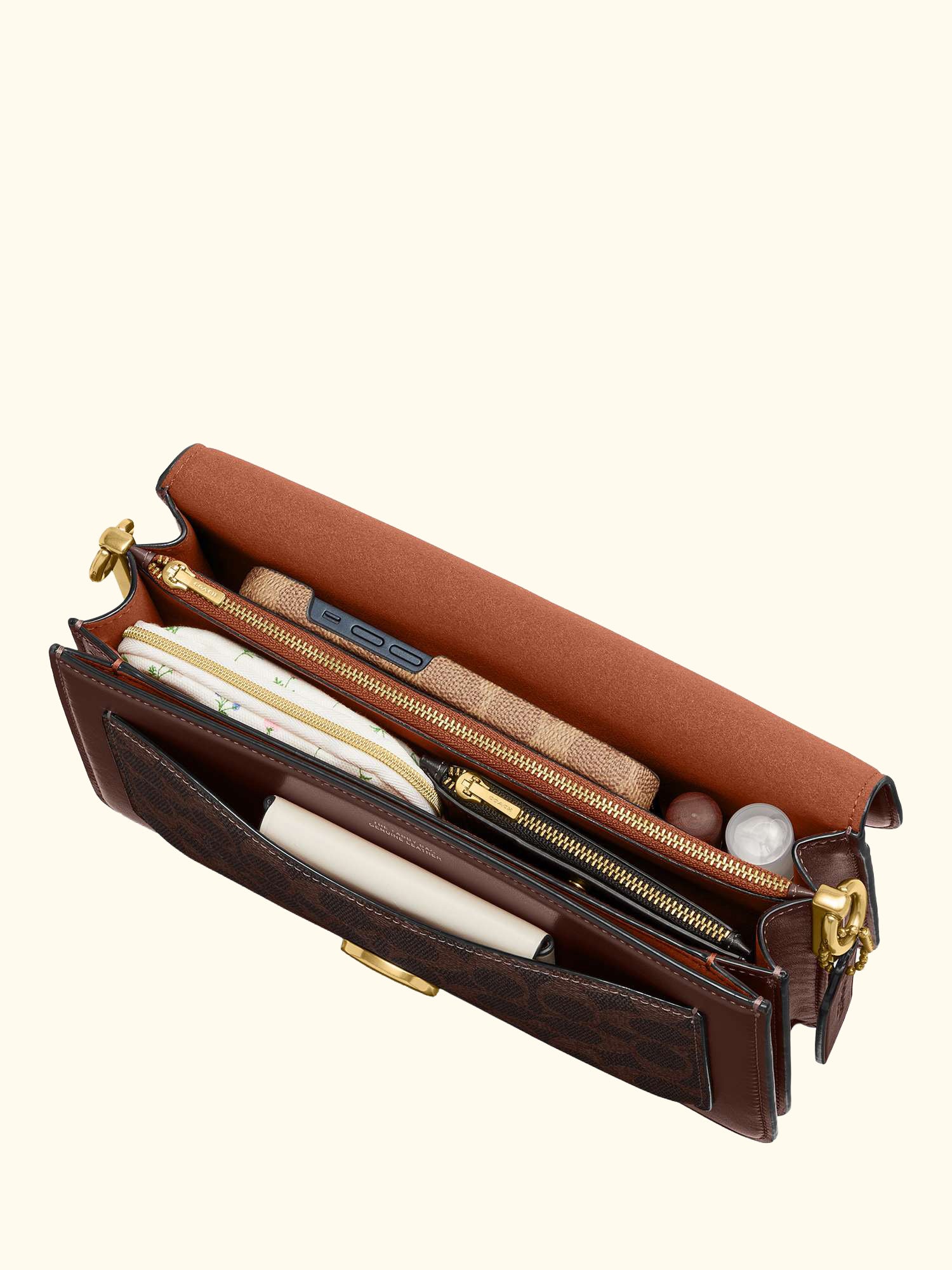 Tabby 26 Leather Shoulder Bag, Signature Maple