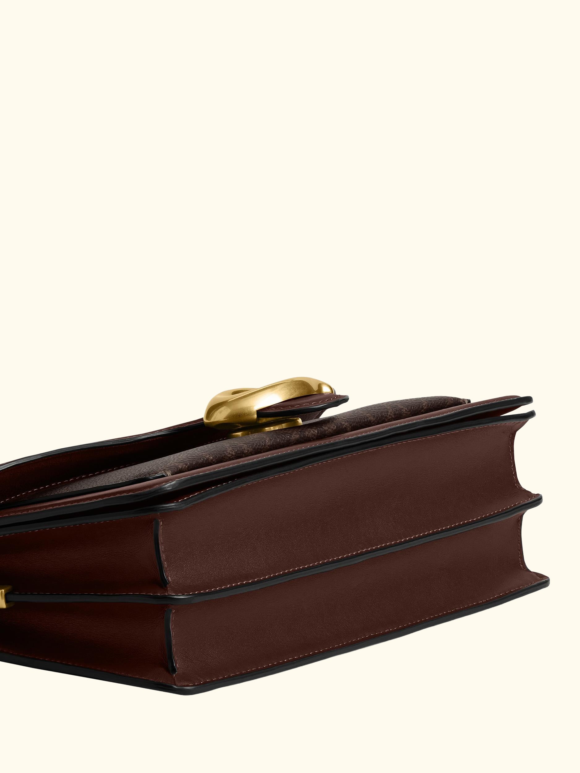 Tabby 26 Leather Shoulder Bag, Signature Maple