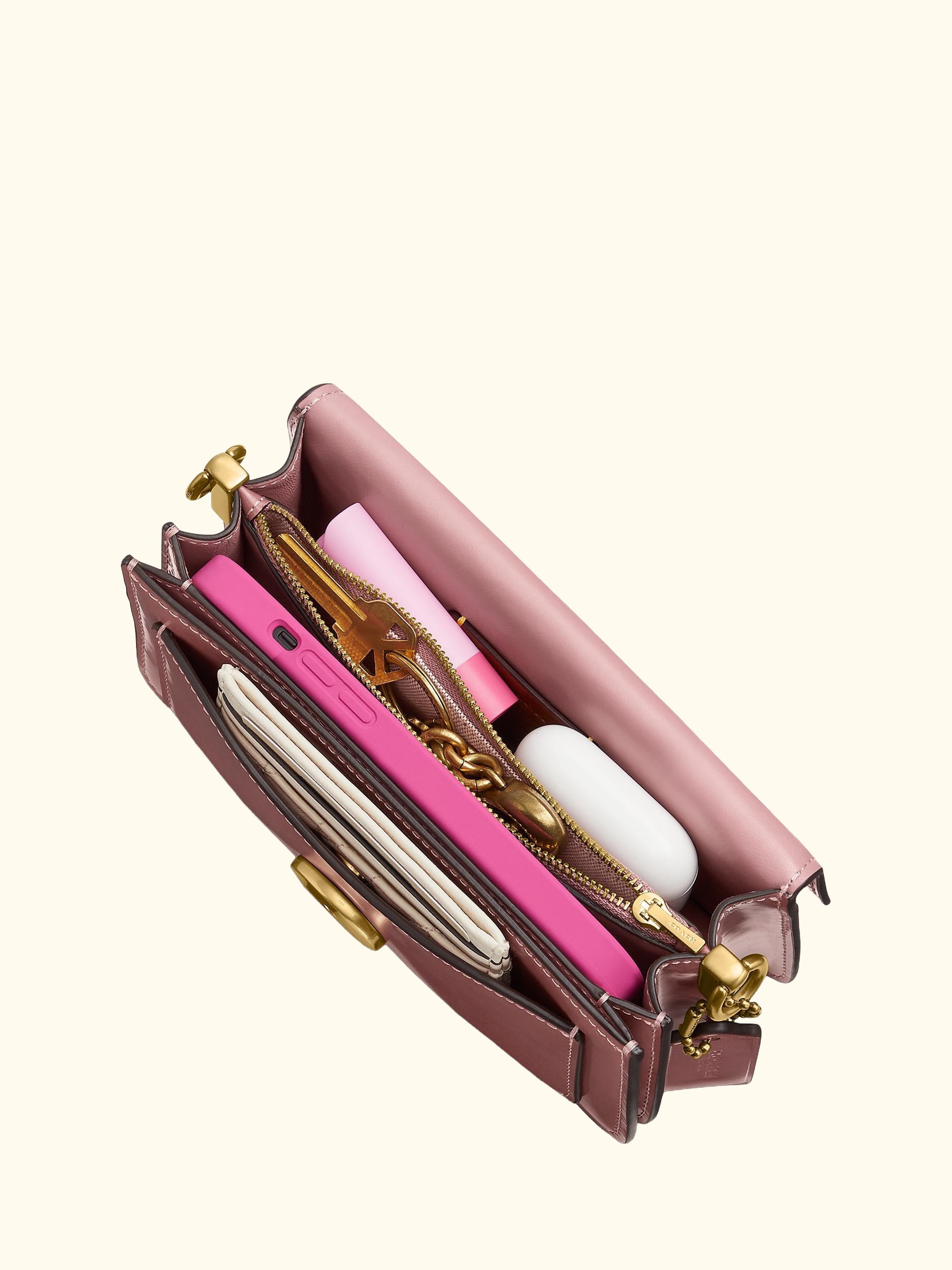 Tabby 20 Leather Shoulder Bag, B4/Peony
