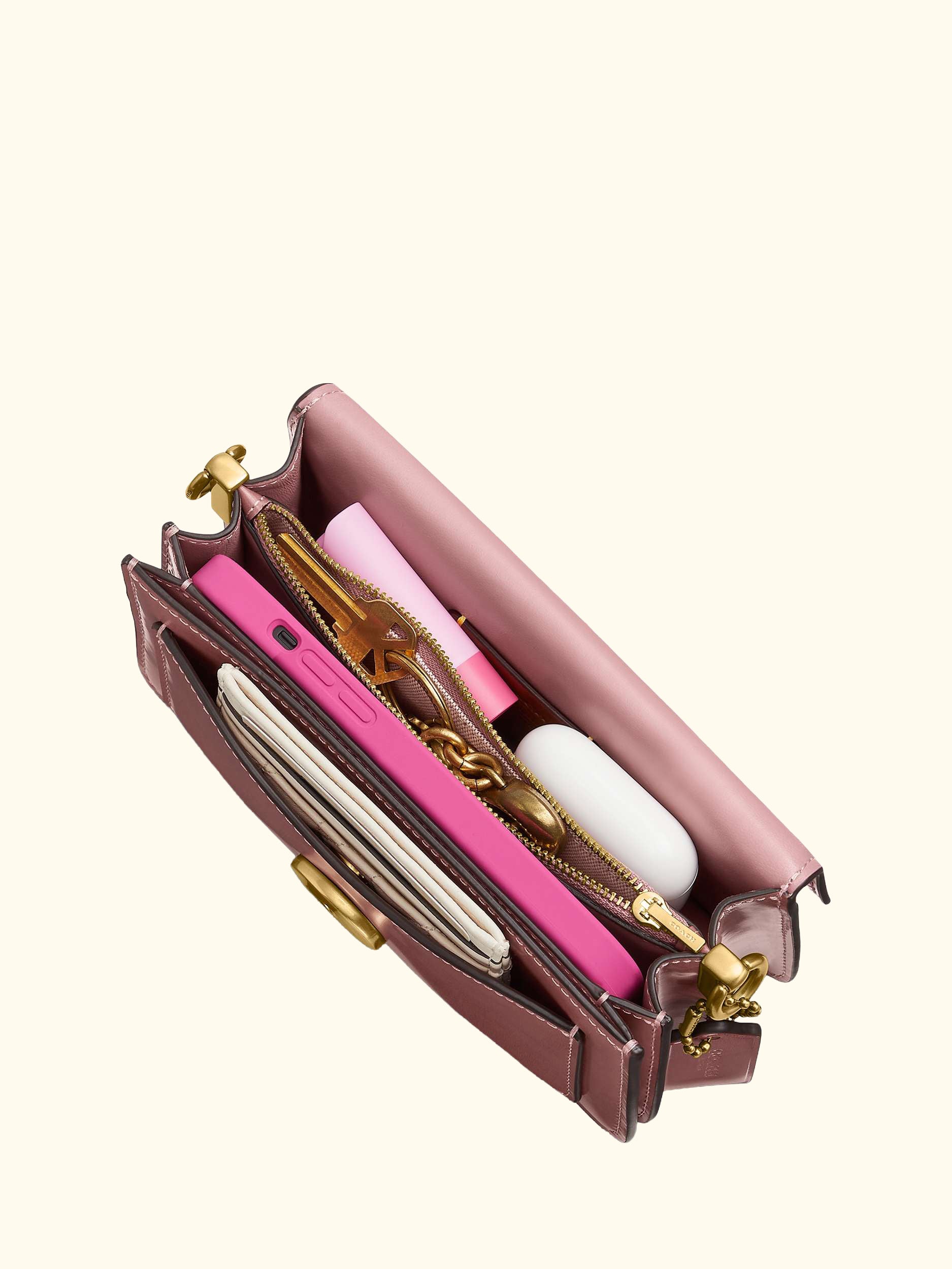 Tabby 20 Leather Shoulder Bag, B4/Peony
