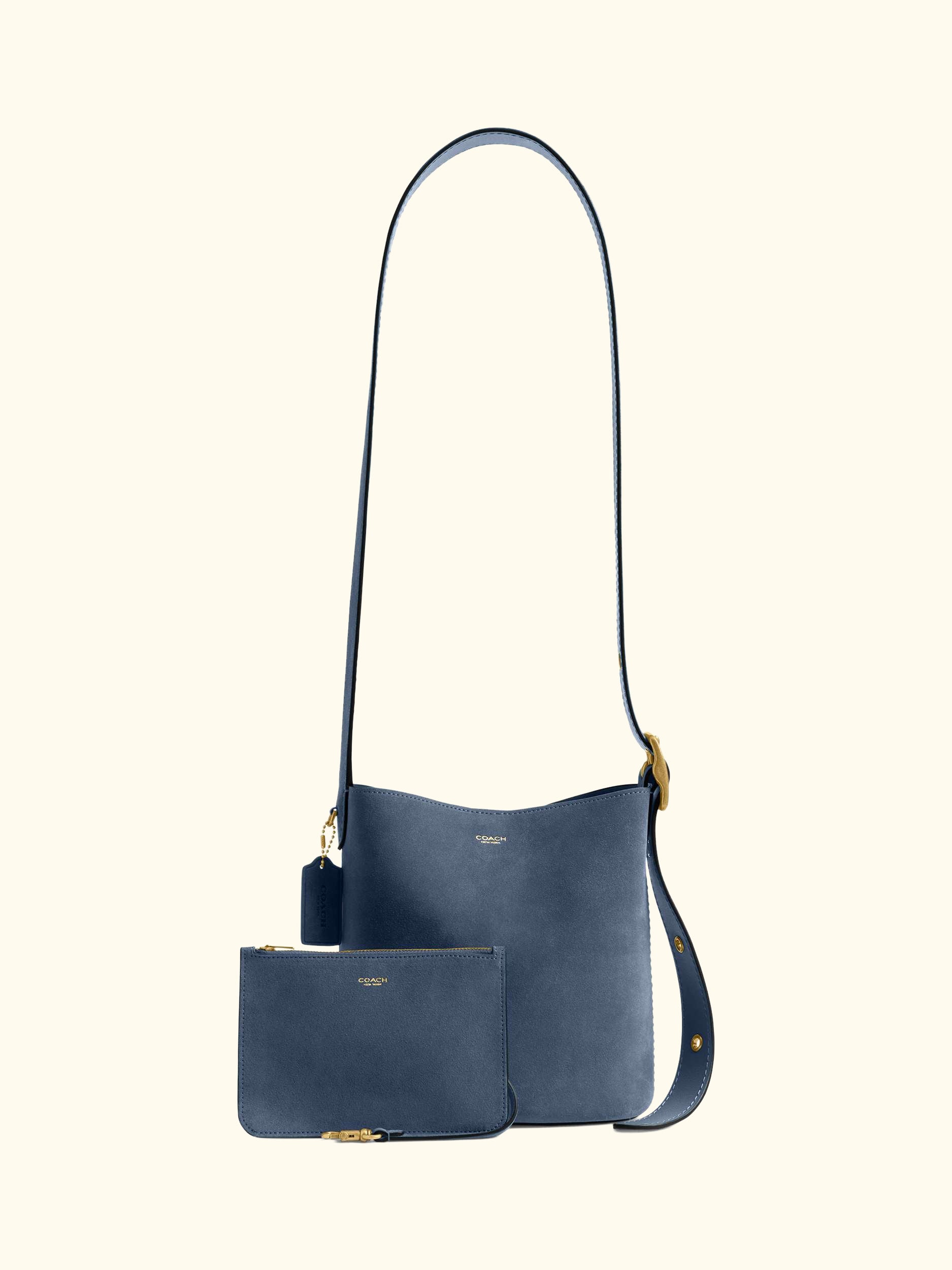 Bleecker Suede Bucket Bag