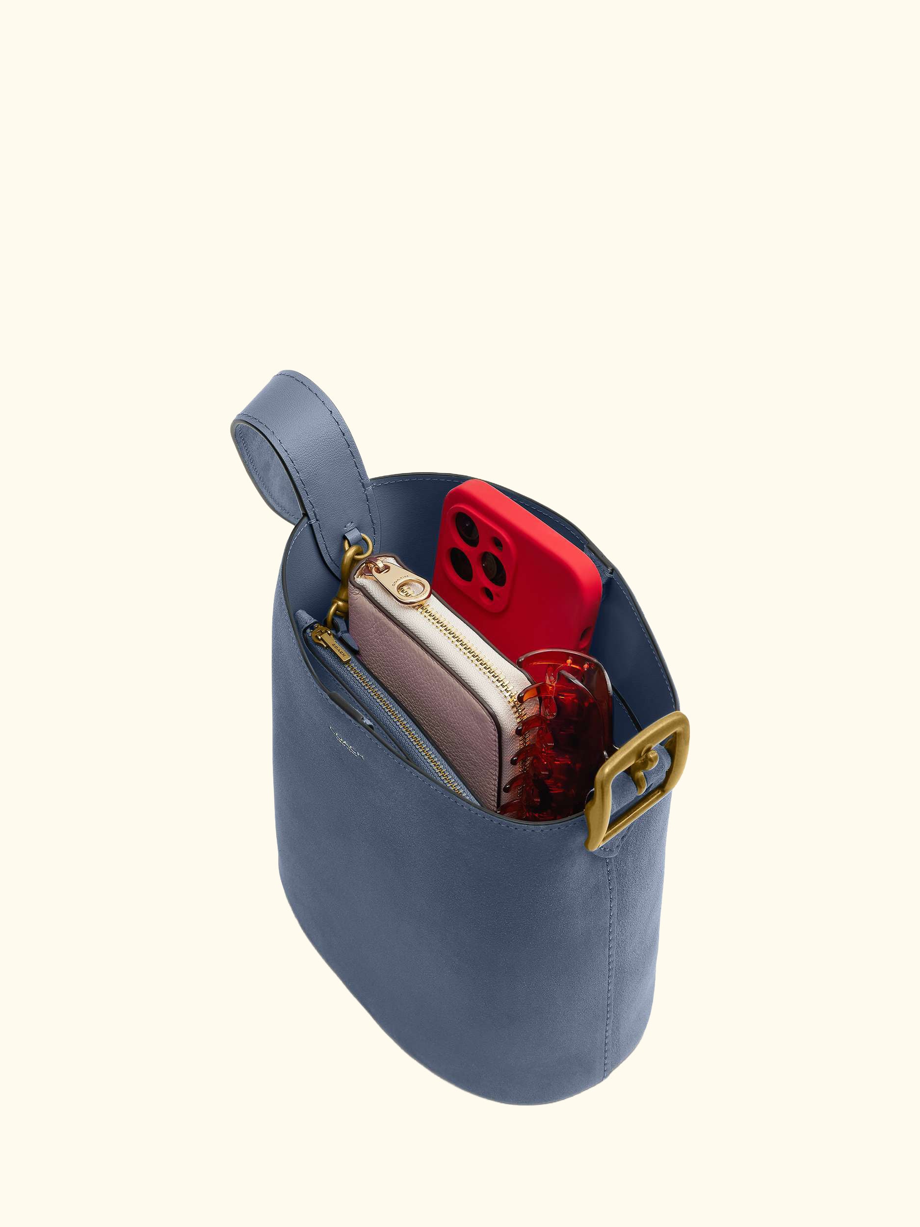 Bleecker Suede Bucket Bag