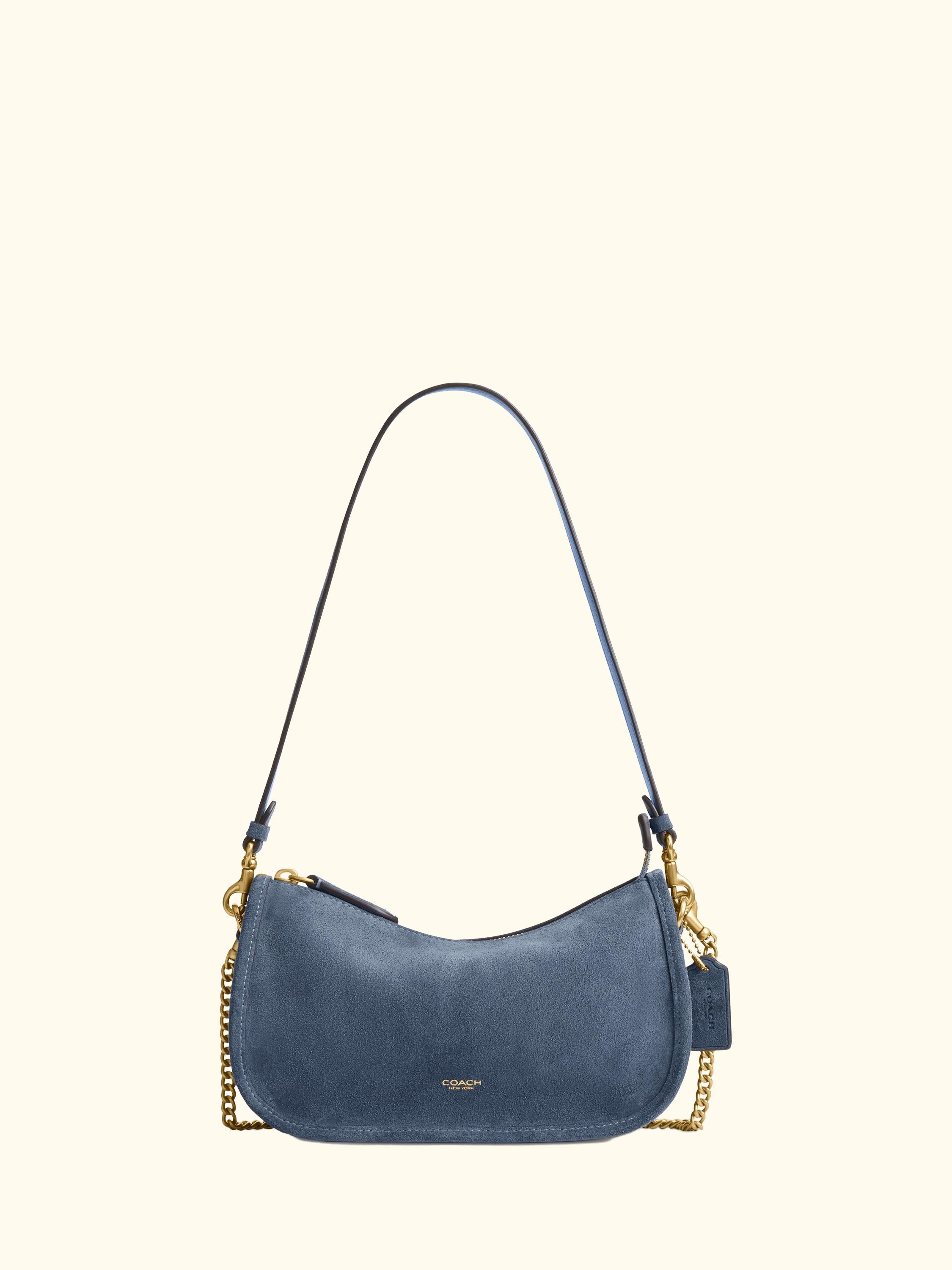 Waverly Suede and Leather Crossbody/Shoulder Bag
