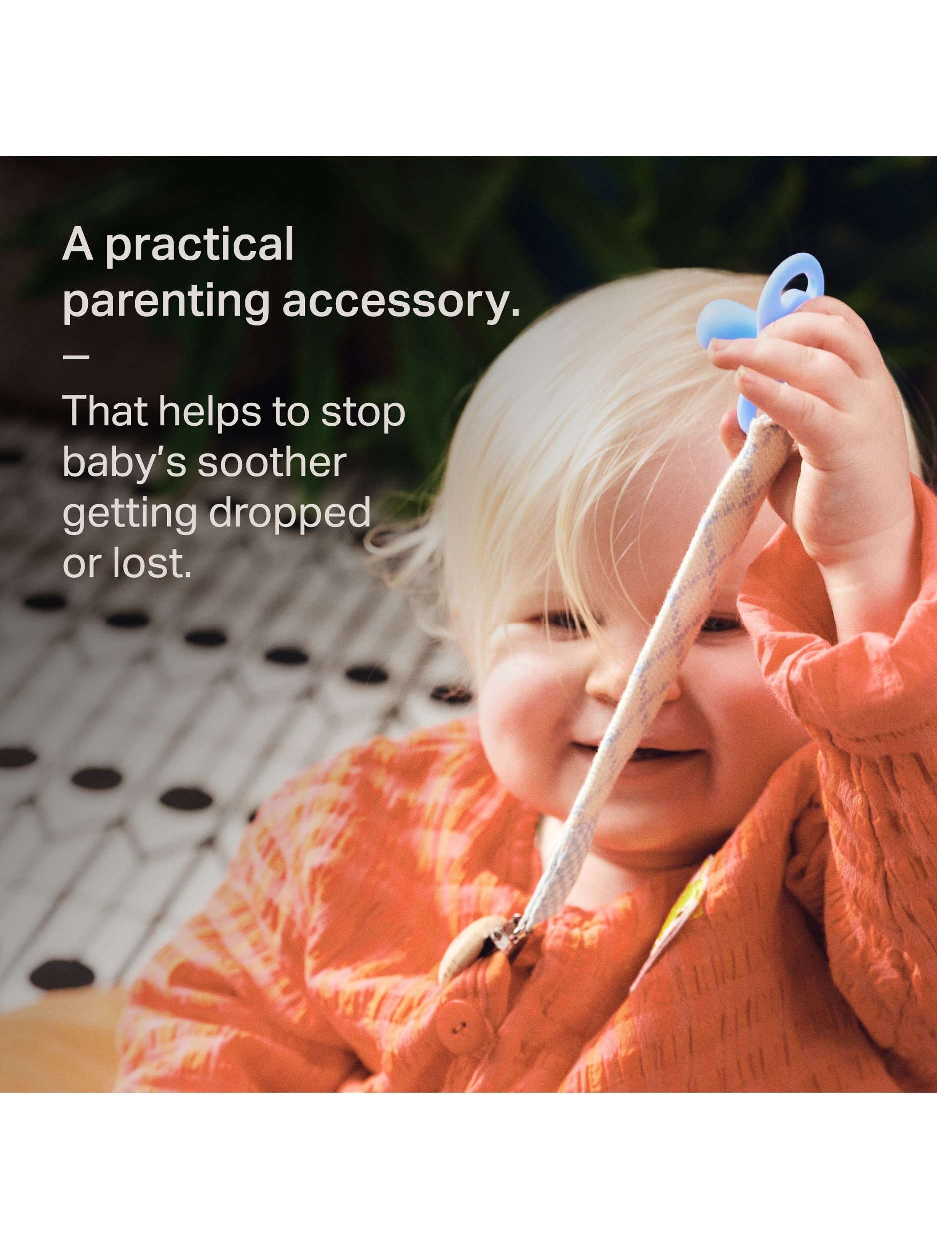 Soother Clip, Cream