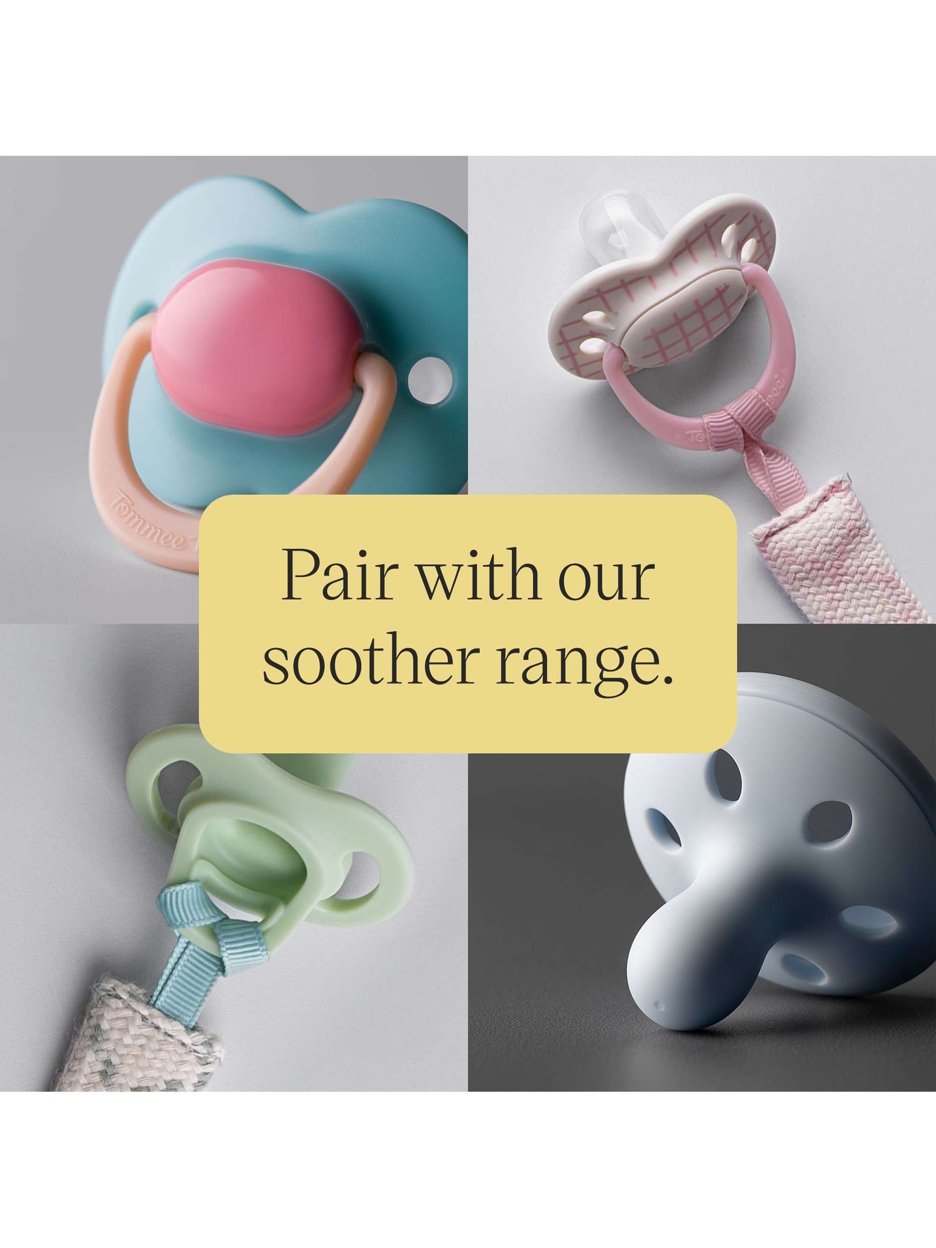 Soother Clip, Cream