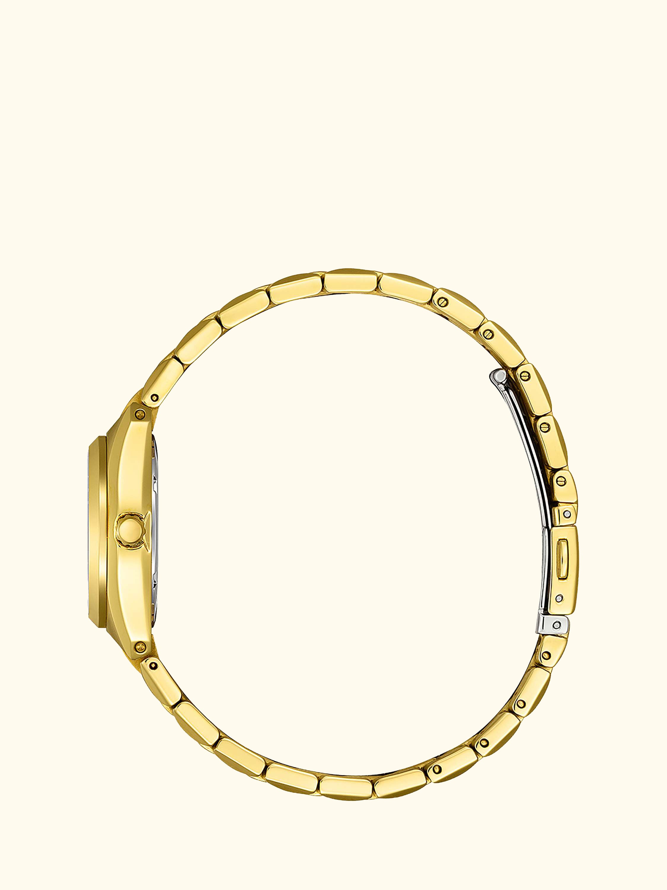 EW2293-56D Women's Corso Eco-Drive Bracelet Strap Watch, Gold