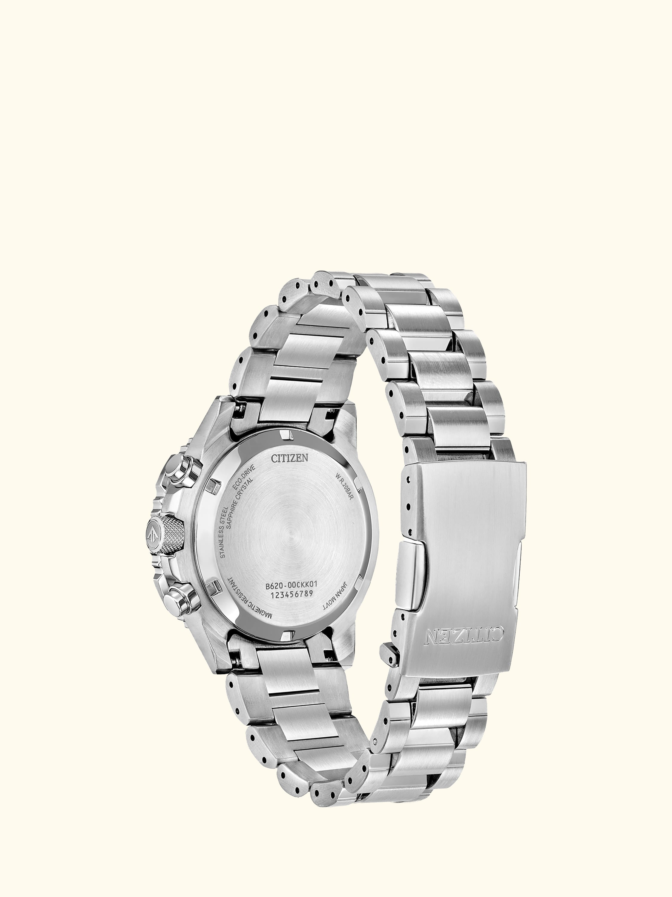 CA4660 Men's Promaster Air Navihawk Bracelet Strap Watch, Silver