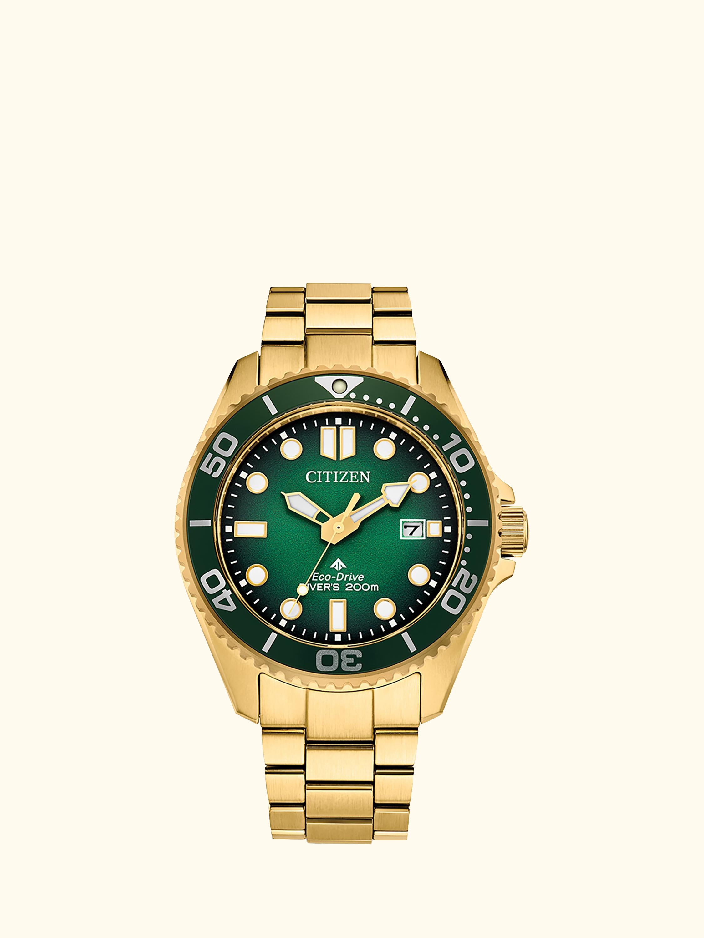 BN0262 Men's Promaster Dive Bracelet Strap Watch, Green