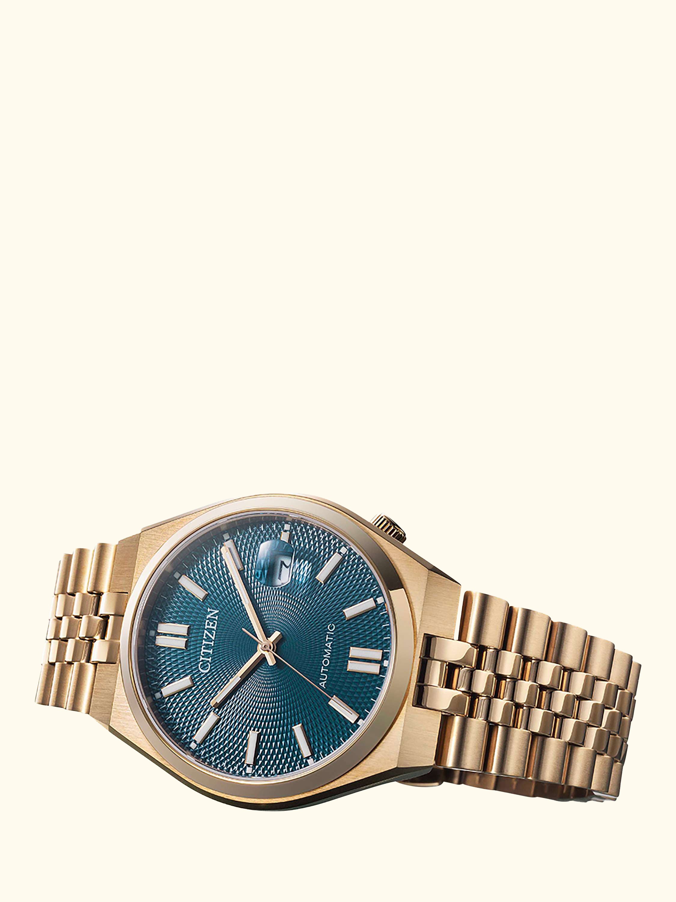 NK0023 Men's Tsuyosa Automatic Bracelet Strap Watch, Blue