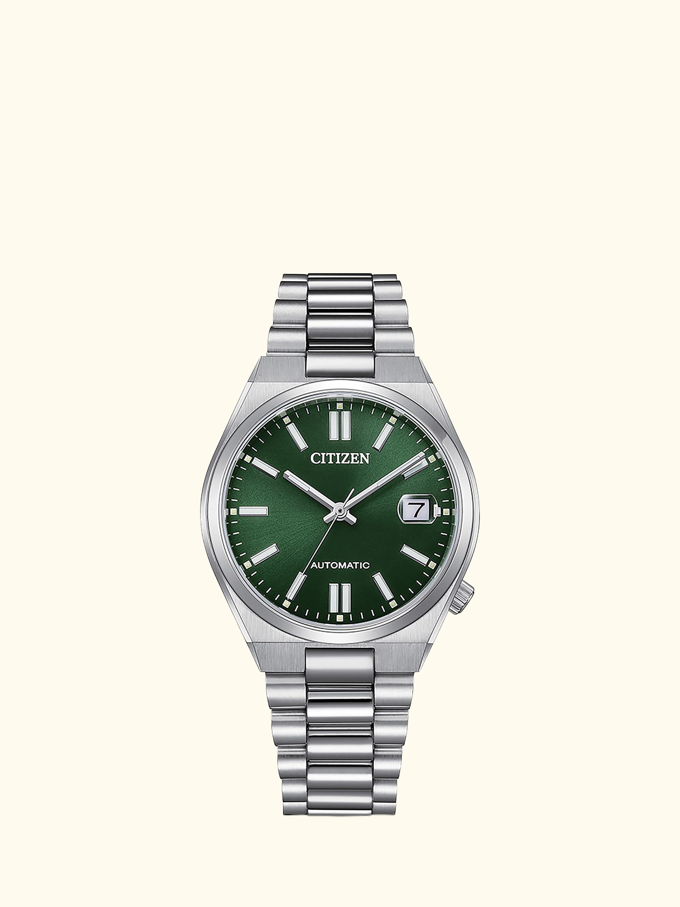 NJ0200 Men's Tsuyosa Automatic Bracelet Strap Watch, Green