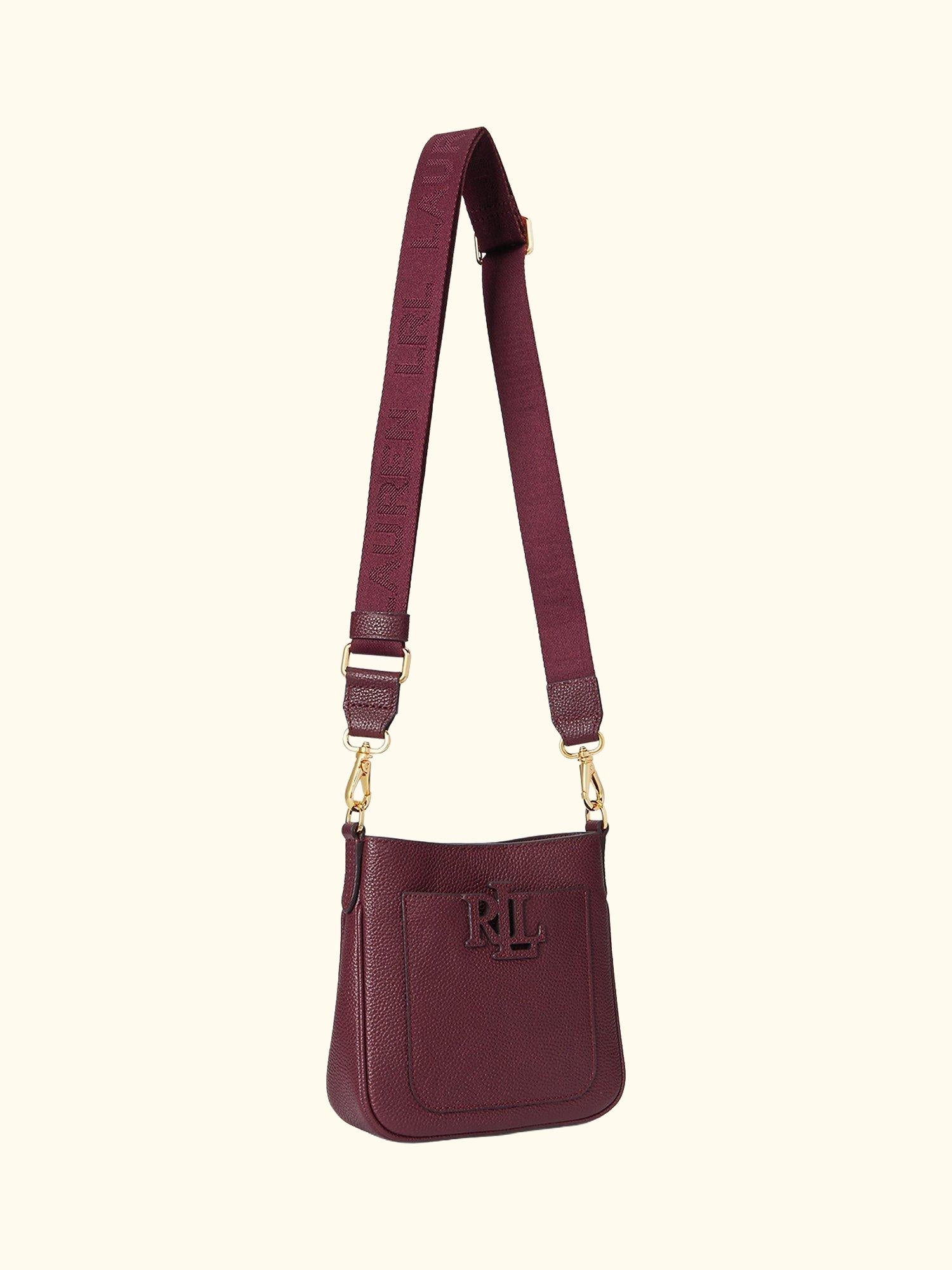 Lauren Ralph Lauren Leather Small Cameryn Crossbody Bag