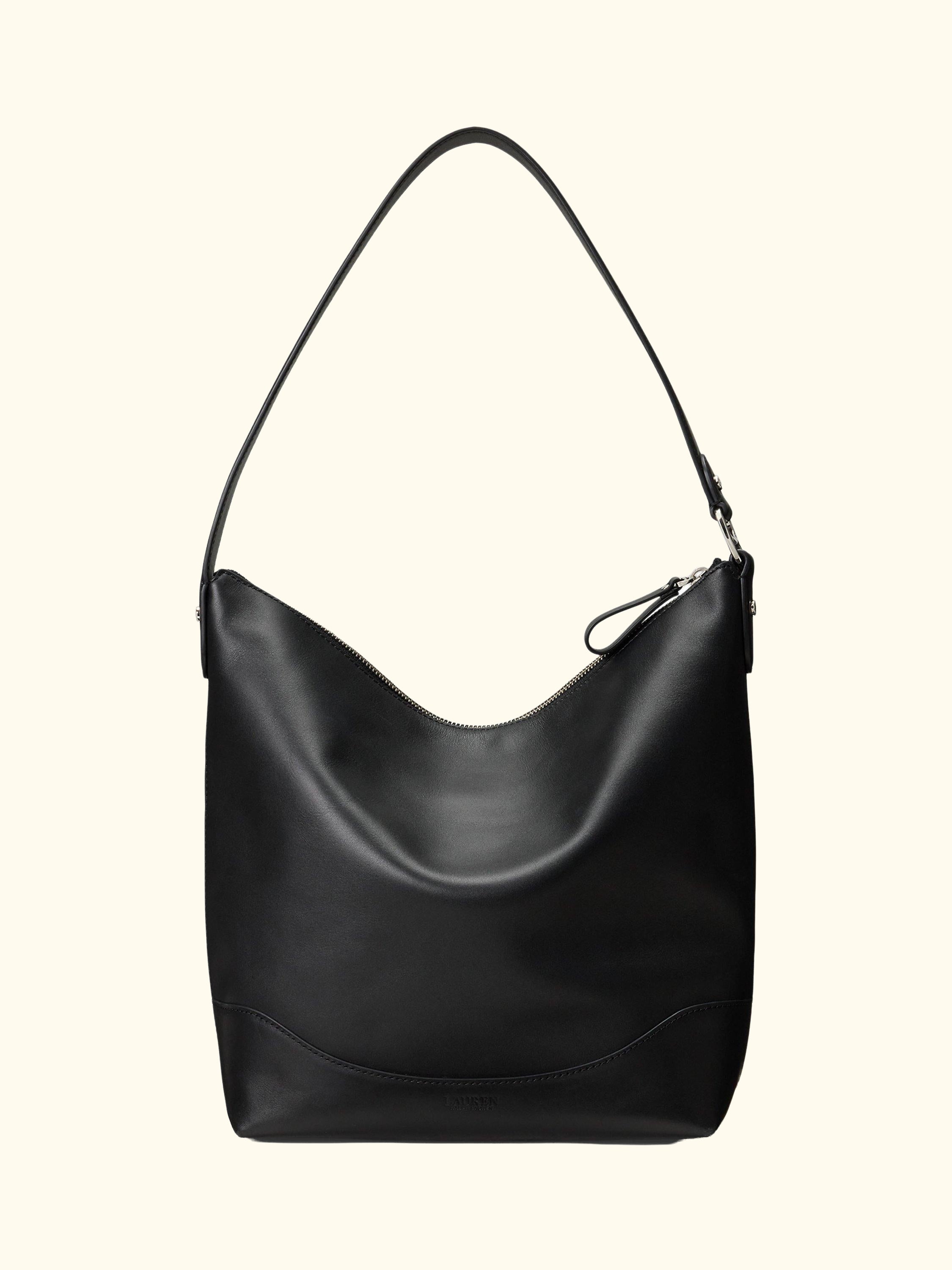 Lauren Ralph Lauren Tasha Leather Bucket Bag