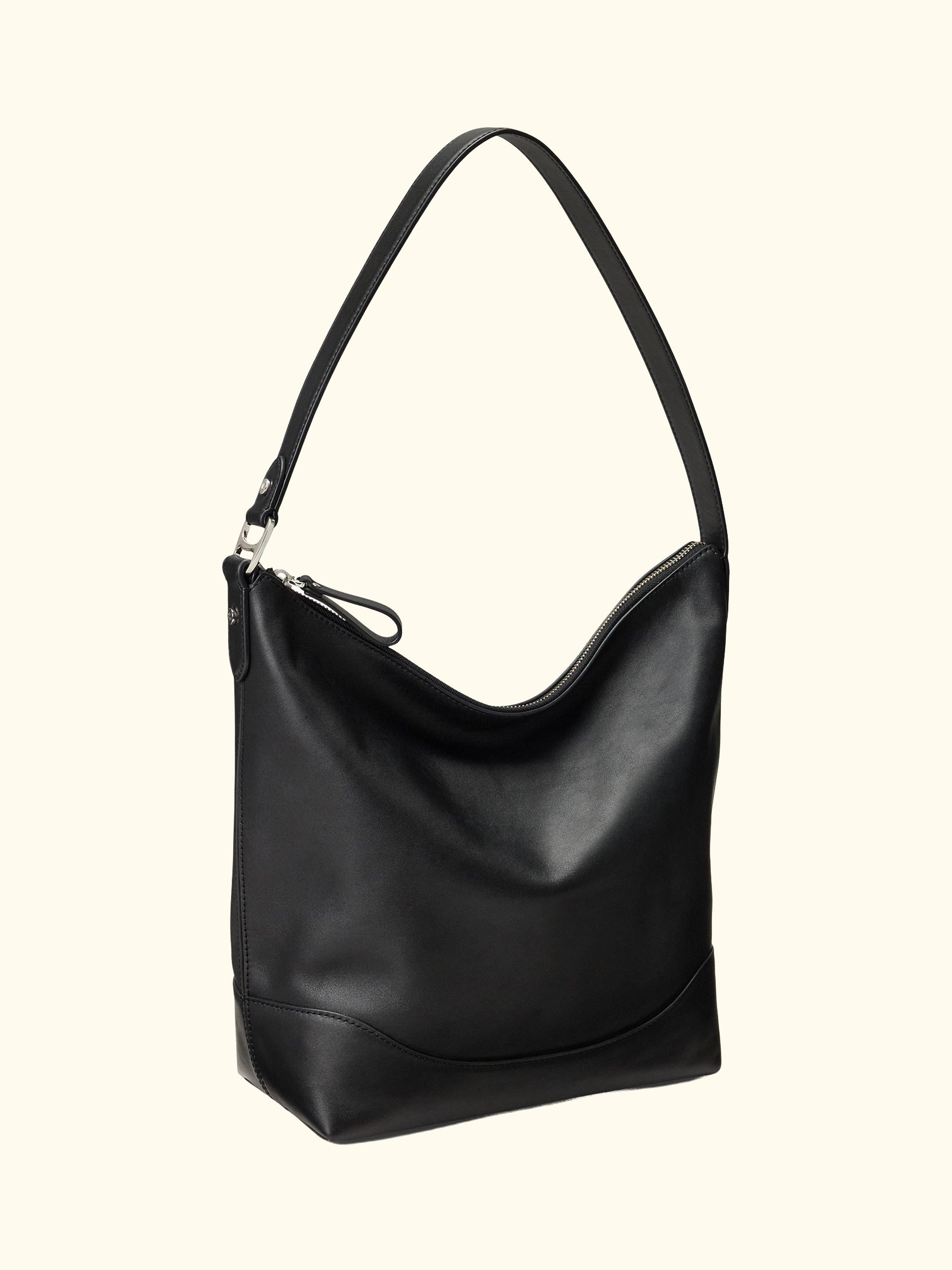 Lauren Ralph Lauren Tasha Leather Bucket Bag