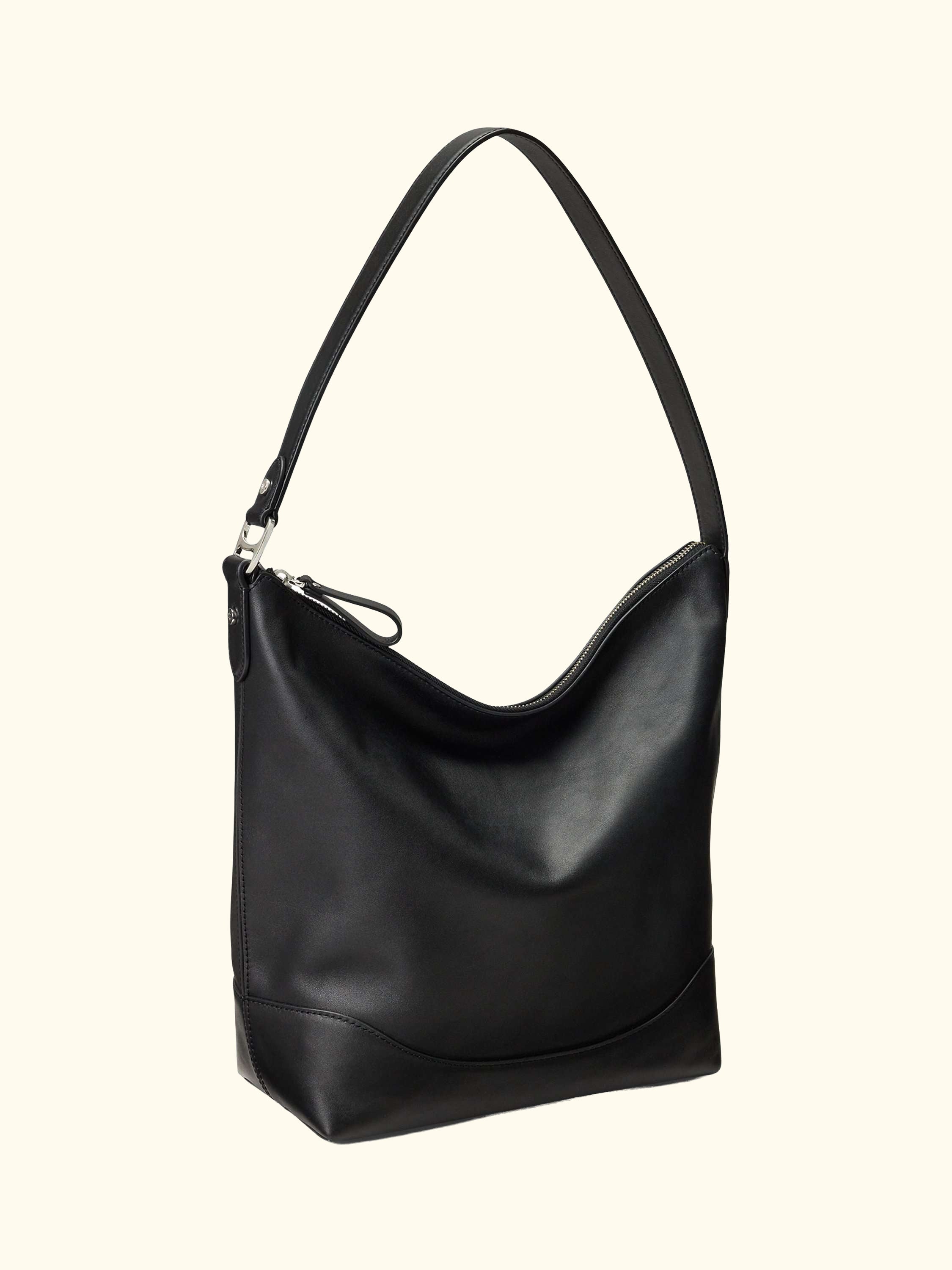 Lauren Ralph Lauren Tasha Leather Bucket Bag