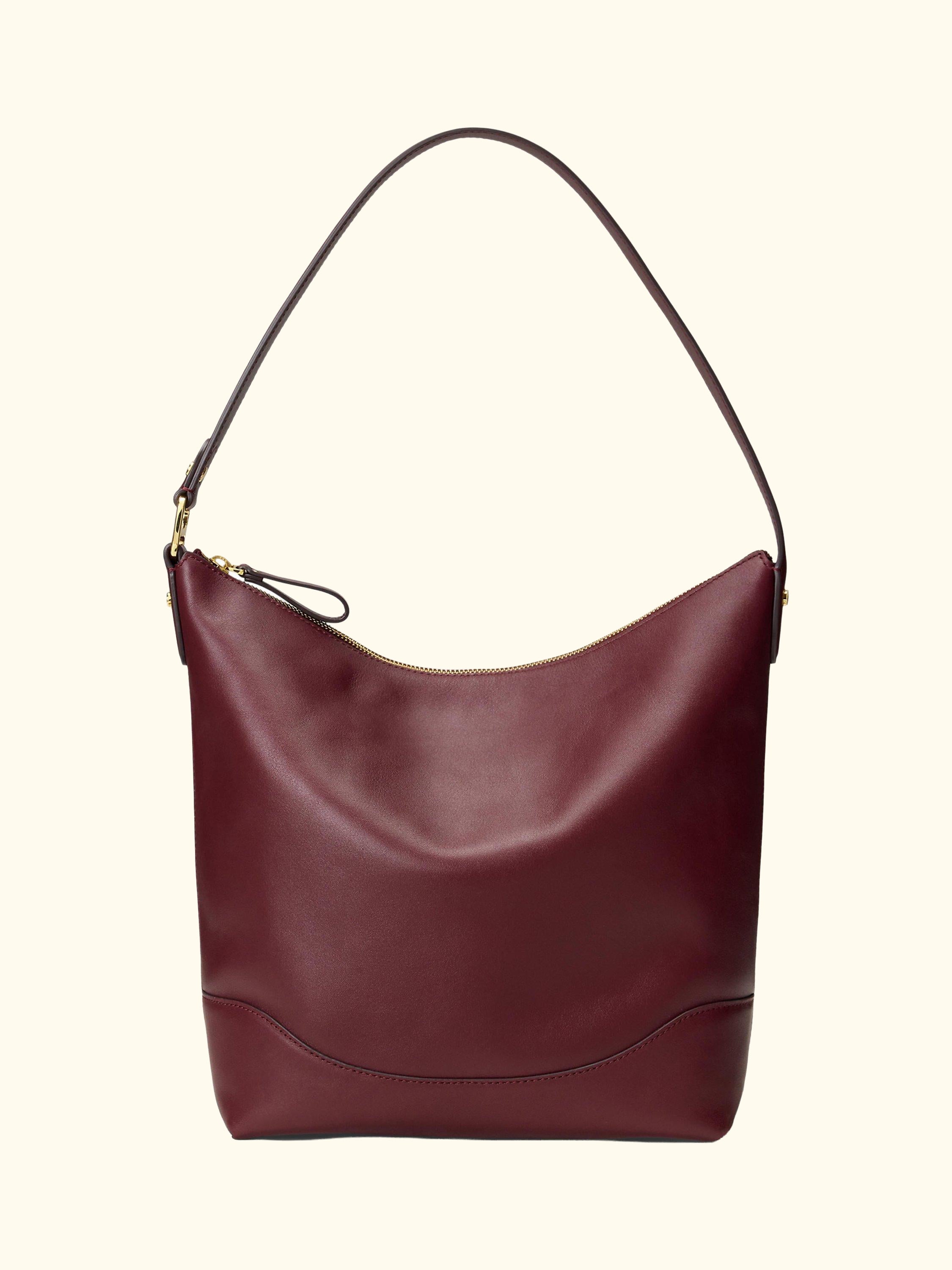 Lauren Ralph Lauren Tasha Leather Bucket Bag