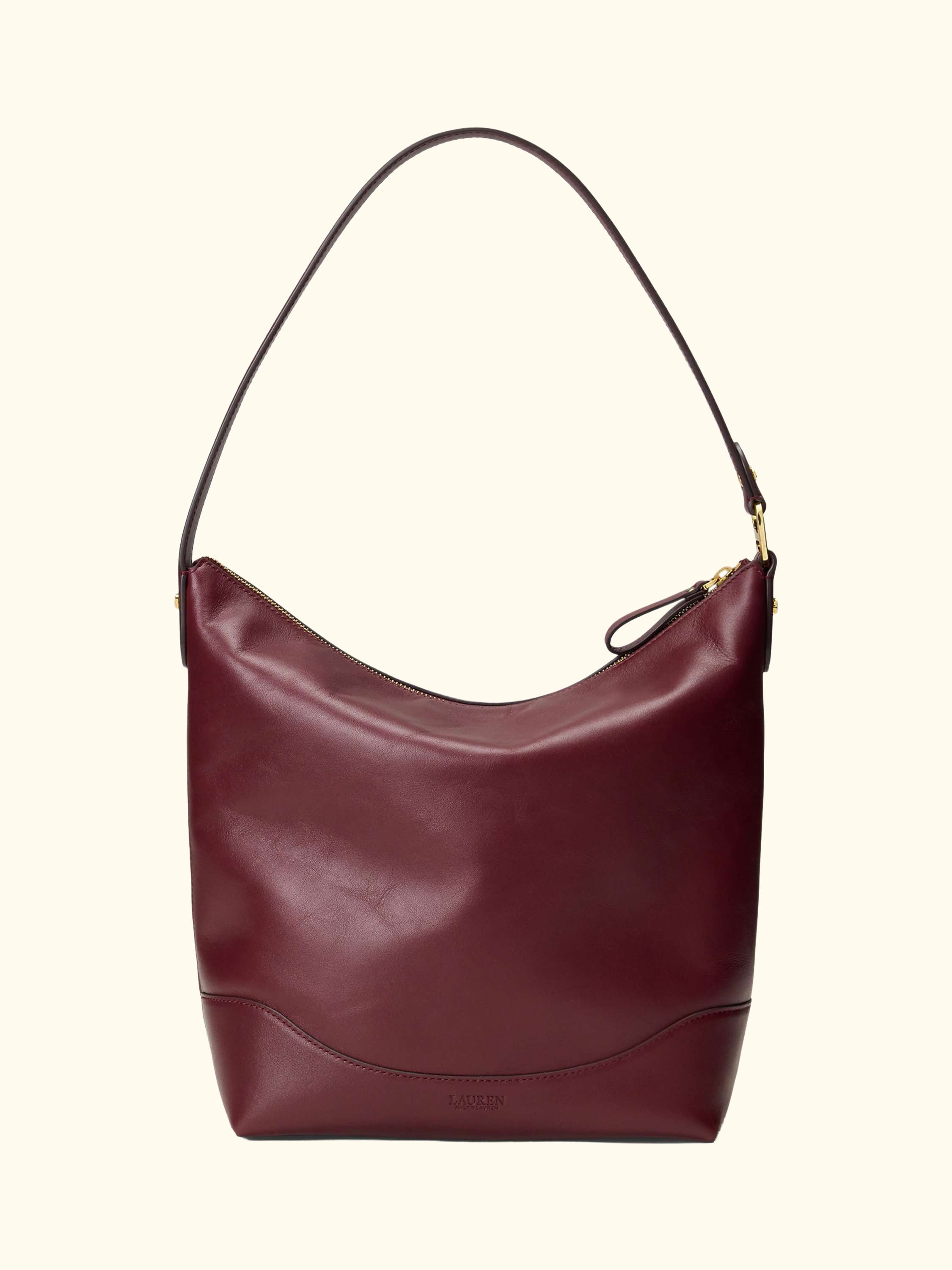 Lauren Ralph Lauren Tasha Leather Bucket Bag