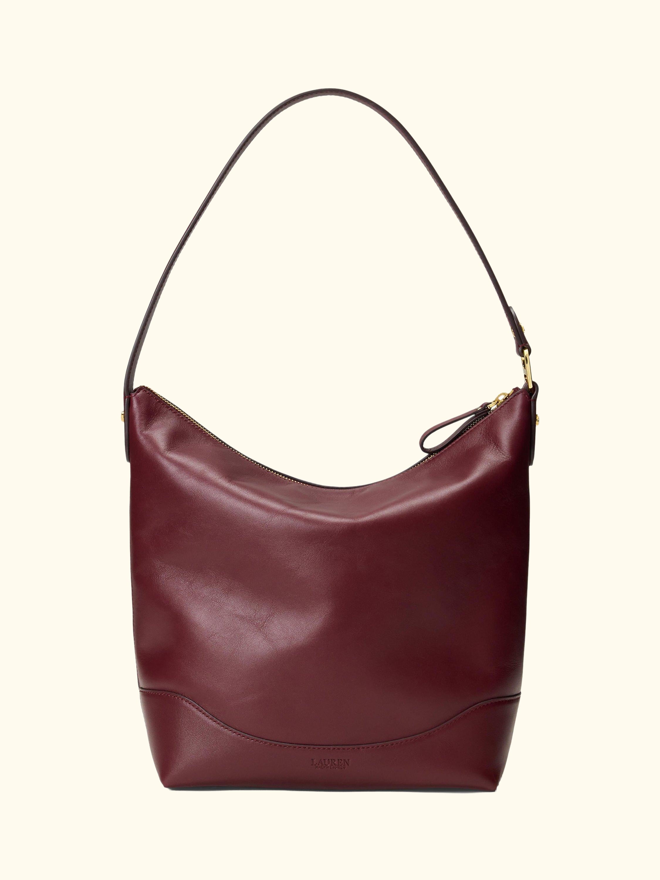 Lauren Ralph Lauren Tasha Leather Bucket Bag