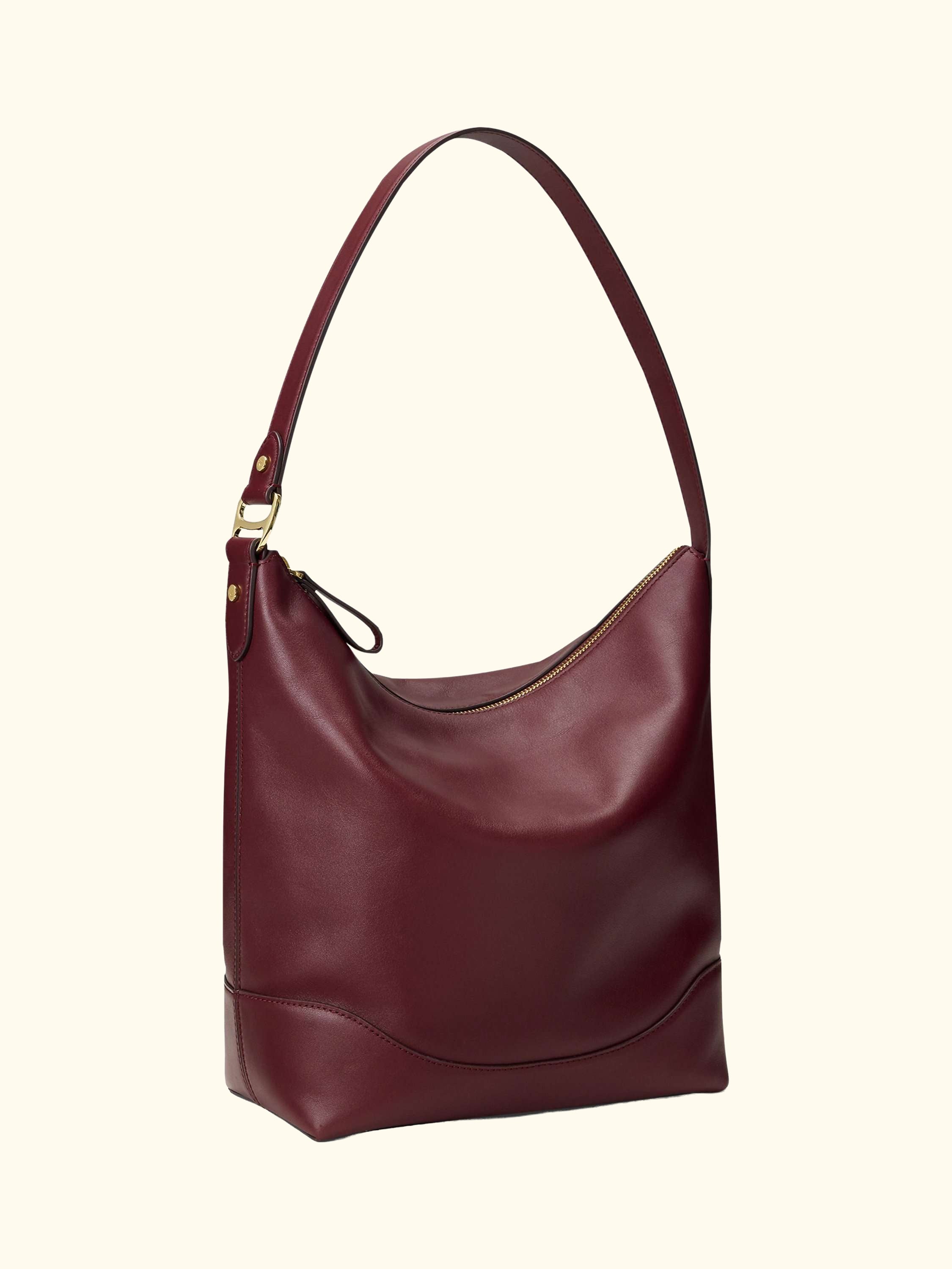 Lauren Ralph Lauren Tasha Leather Bucket Bag