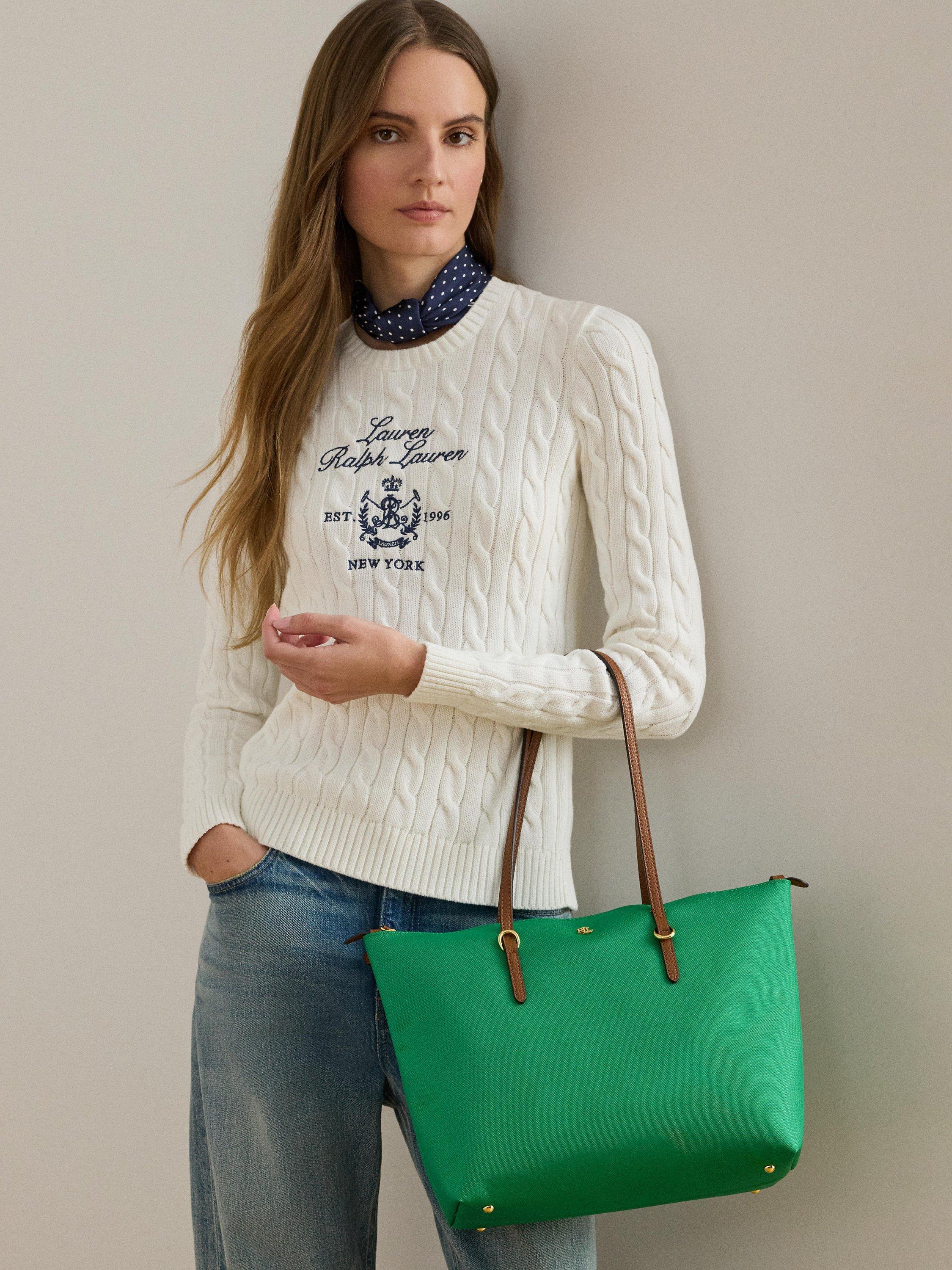 Lauren Ralph Lauren Nylon Medium Keaton Tote Bag