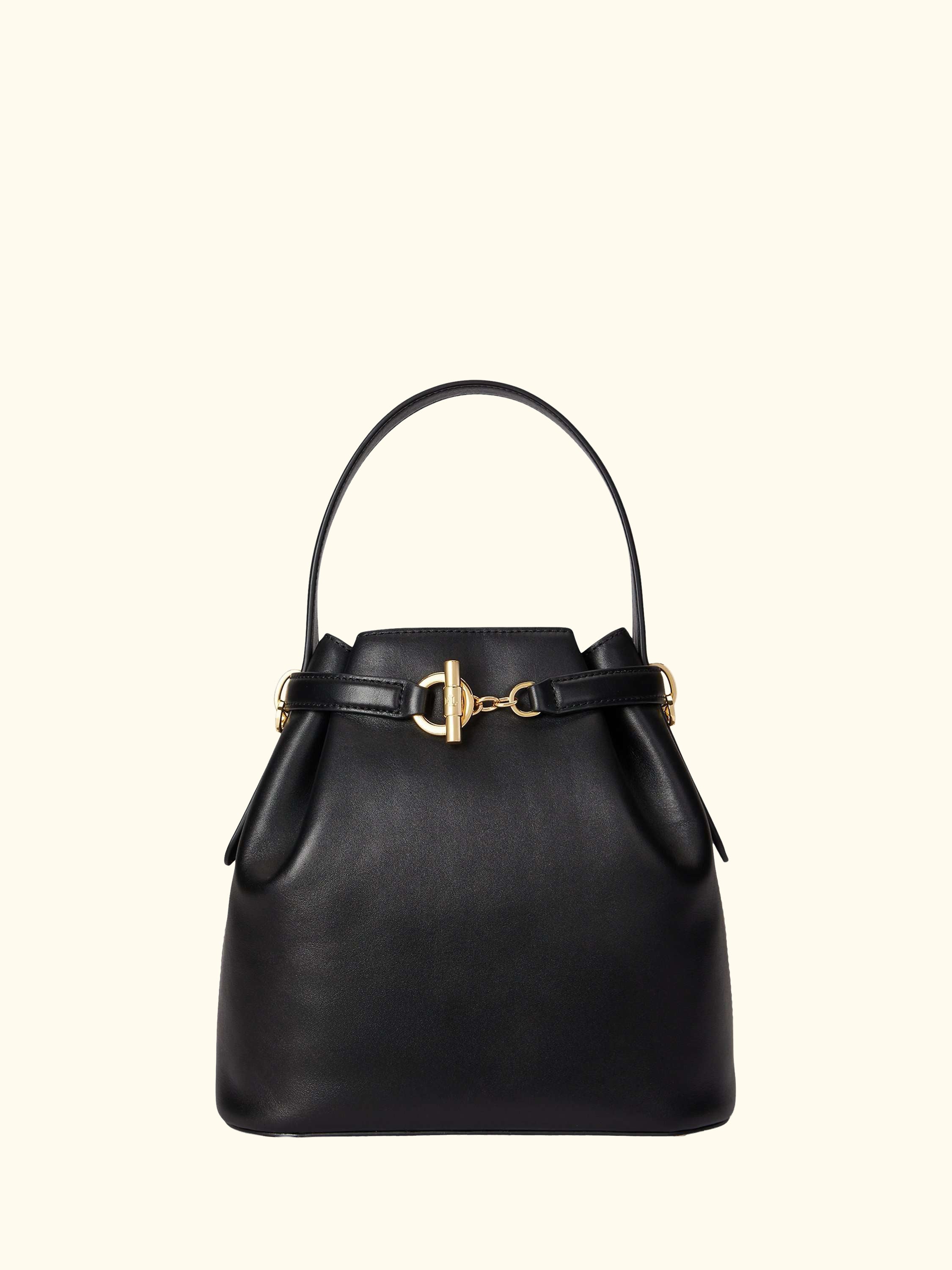 Lauren Ralph Lauren Blaike Medium Leather Bucket Bag